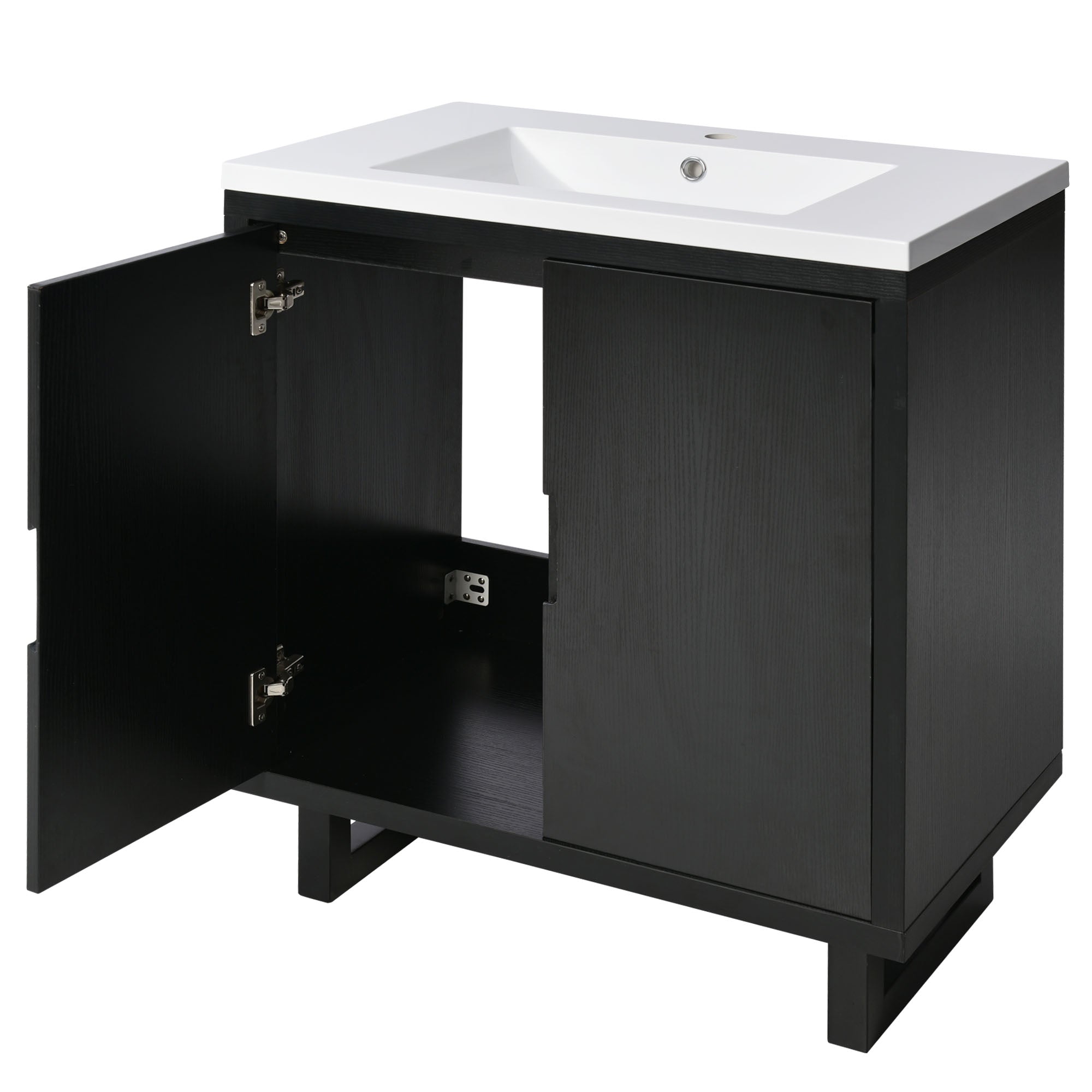 Rotorua 30" Freestanding Bathroom Vanity with Sink and Storage Cabinet