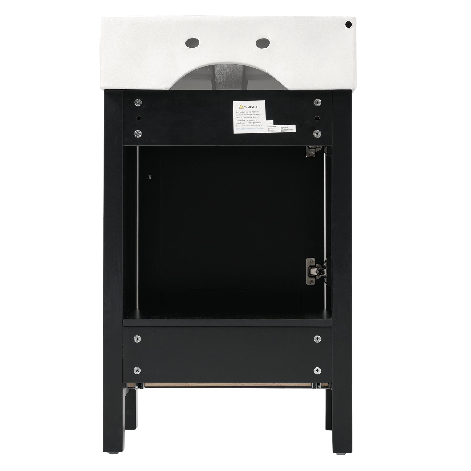 Arenal 20" Bathroom Vanity Ceramic Sink and Storage Cabinet