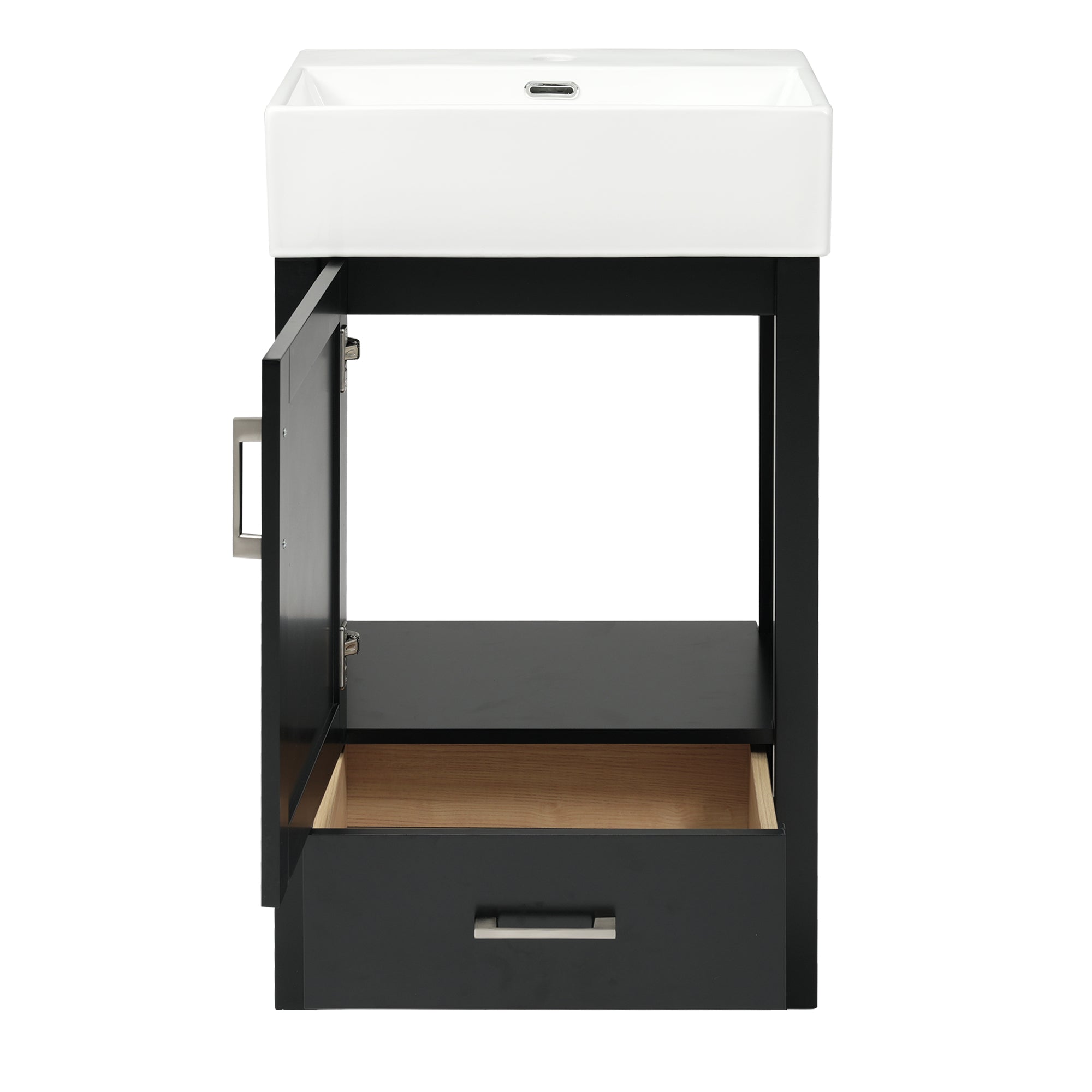 Arenal 20" Bathroom Vanity Ceramic Sink and Storage Cabinet