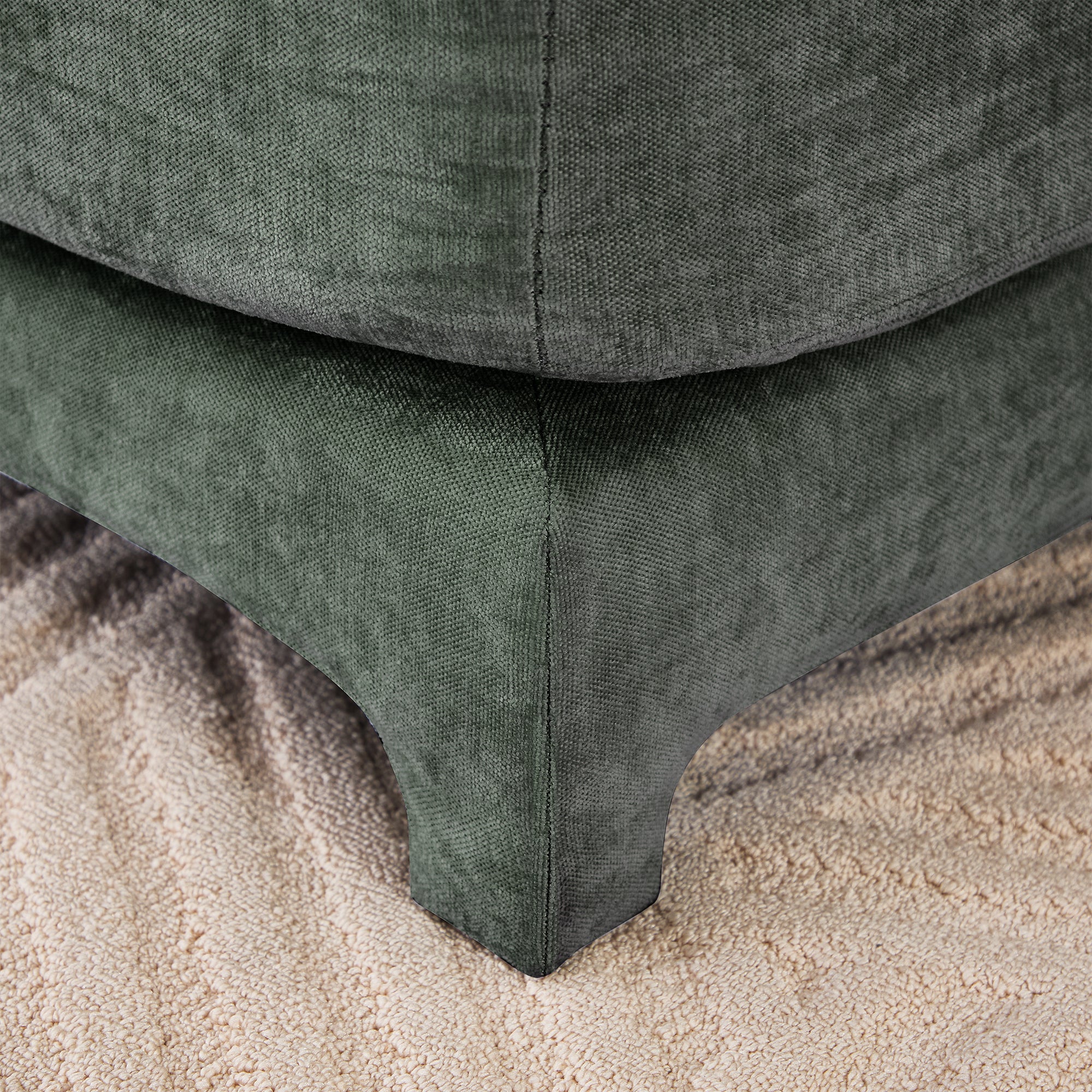 Midtown 73" Chenille Modular Loveseat Sofa Couch with Pillows