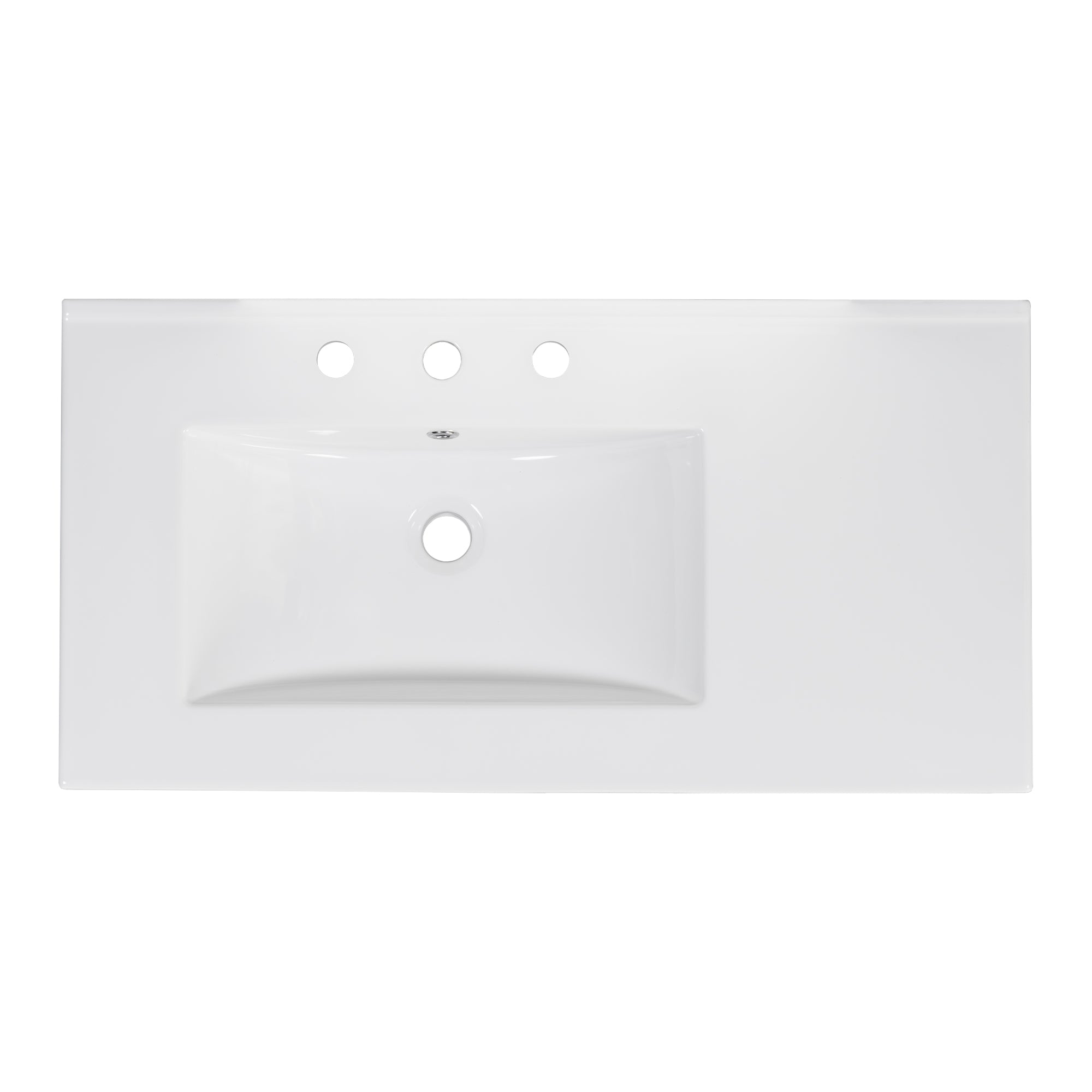 Saratoga 36" Freestanding Bathroom Vanity with Sink Top, 2 Doors and 5 Drawers