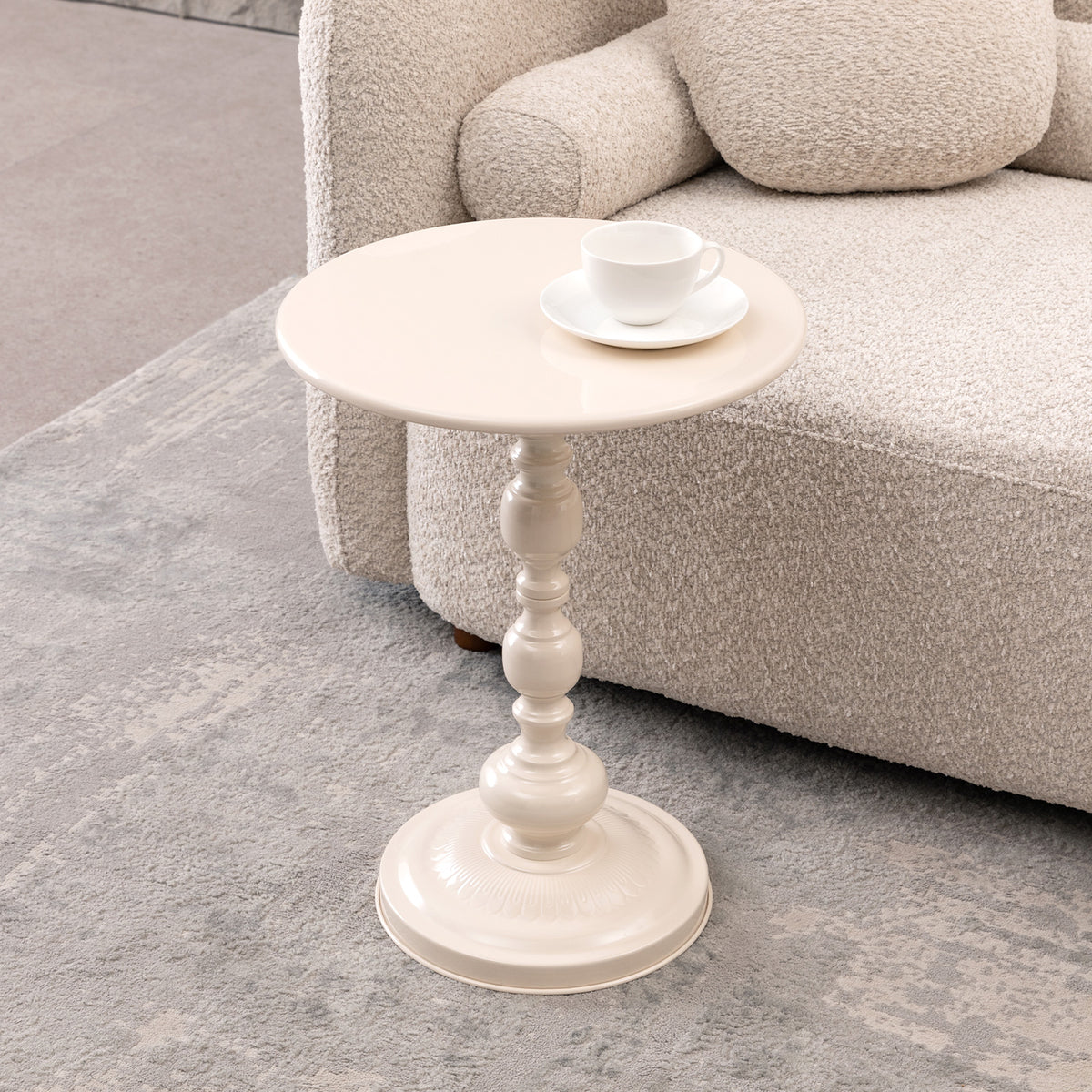 Lille Metal Round Side Table