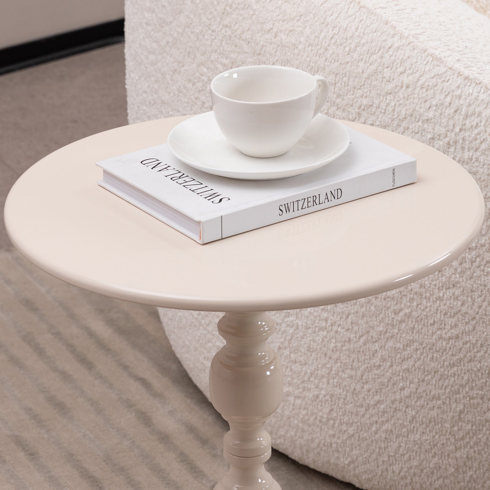 Lille Metal Round Side Table