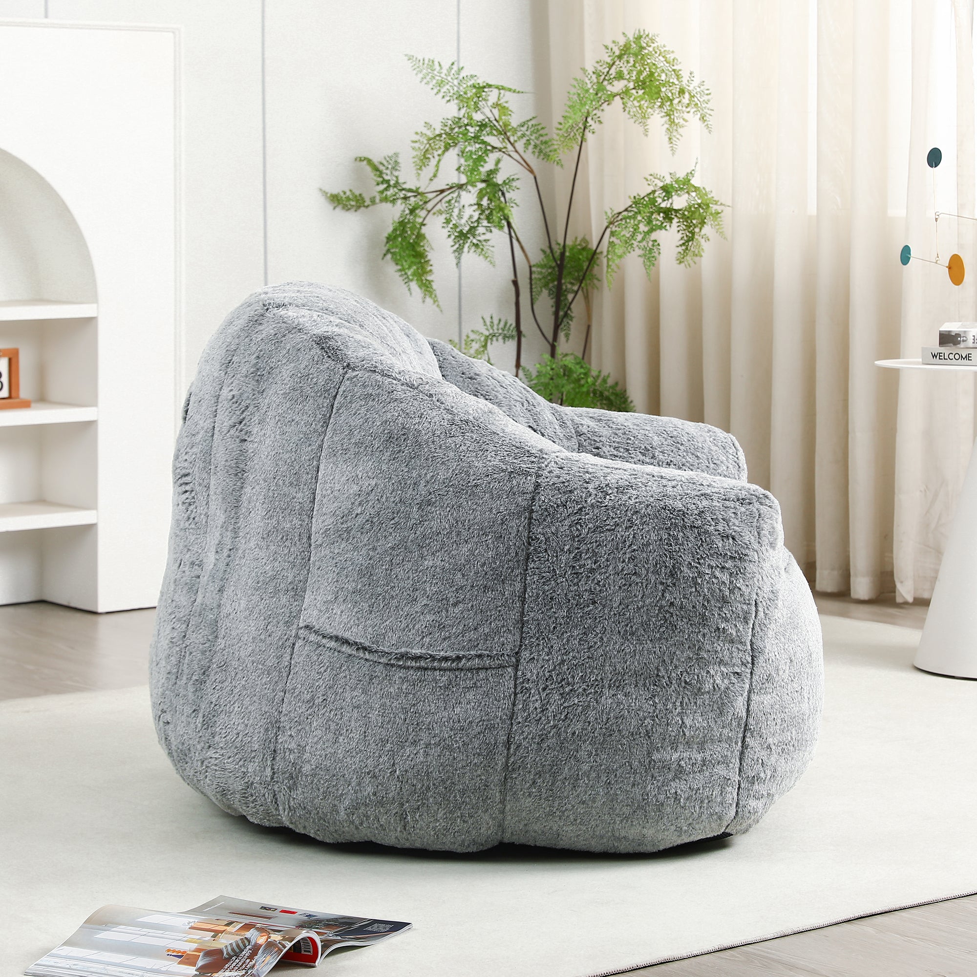 Homy Casa Glacier Bean Bag Sofa Chair