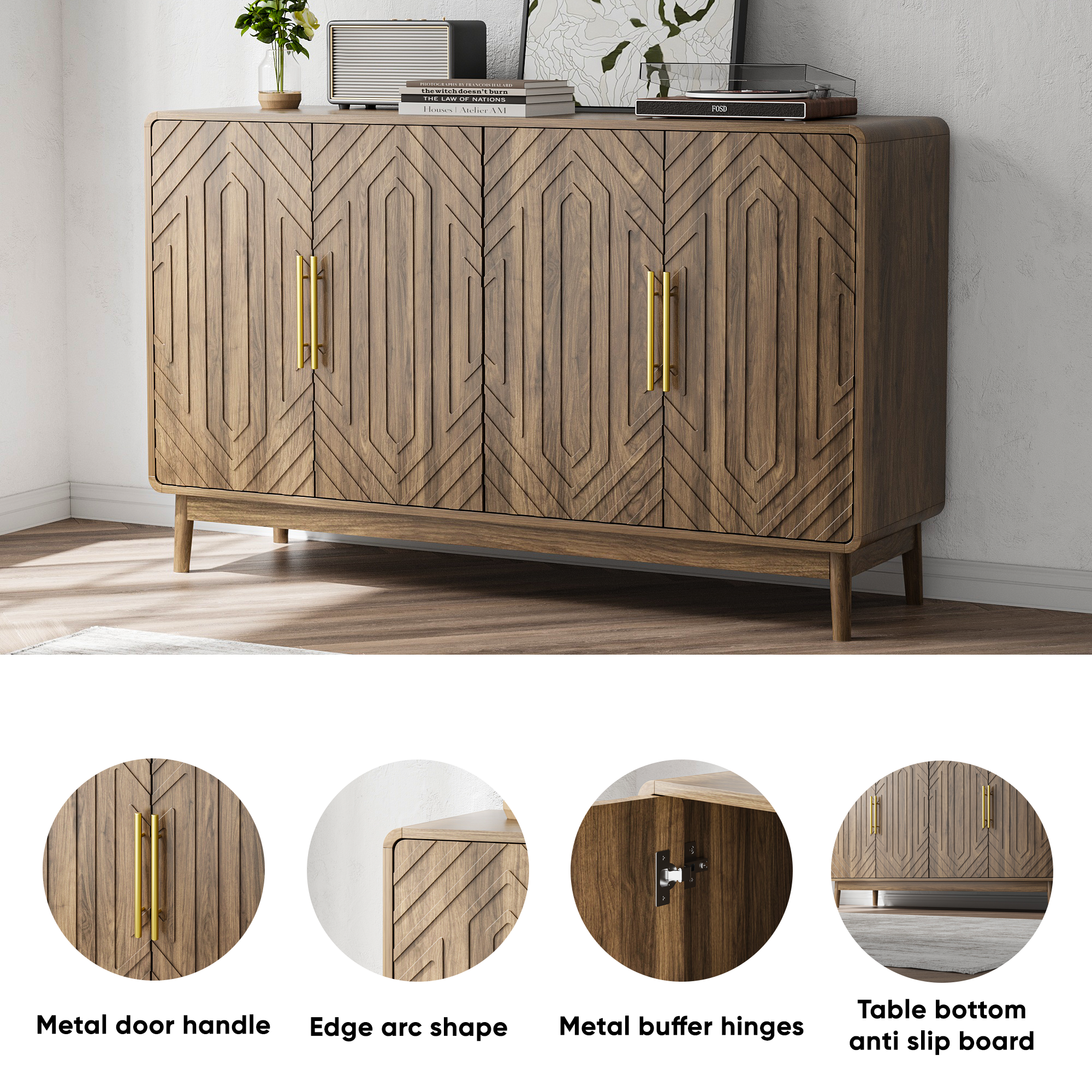 Granada Sideboard Buffet Cabinet With Storage