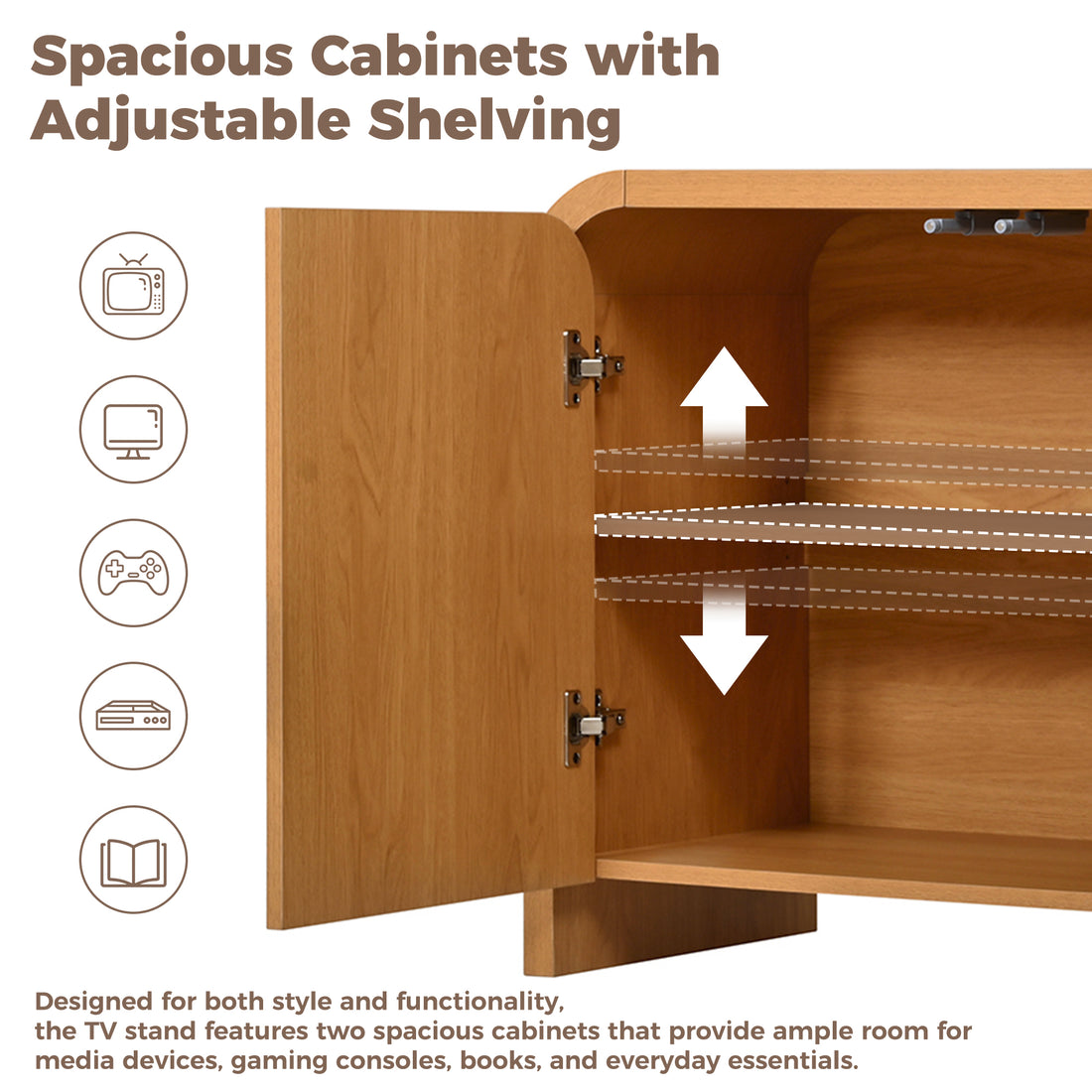 Adjustable Interior Shelves