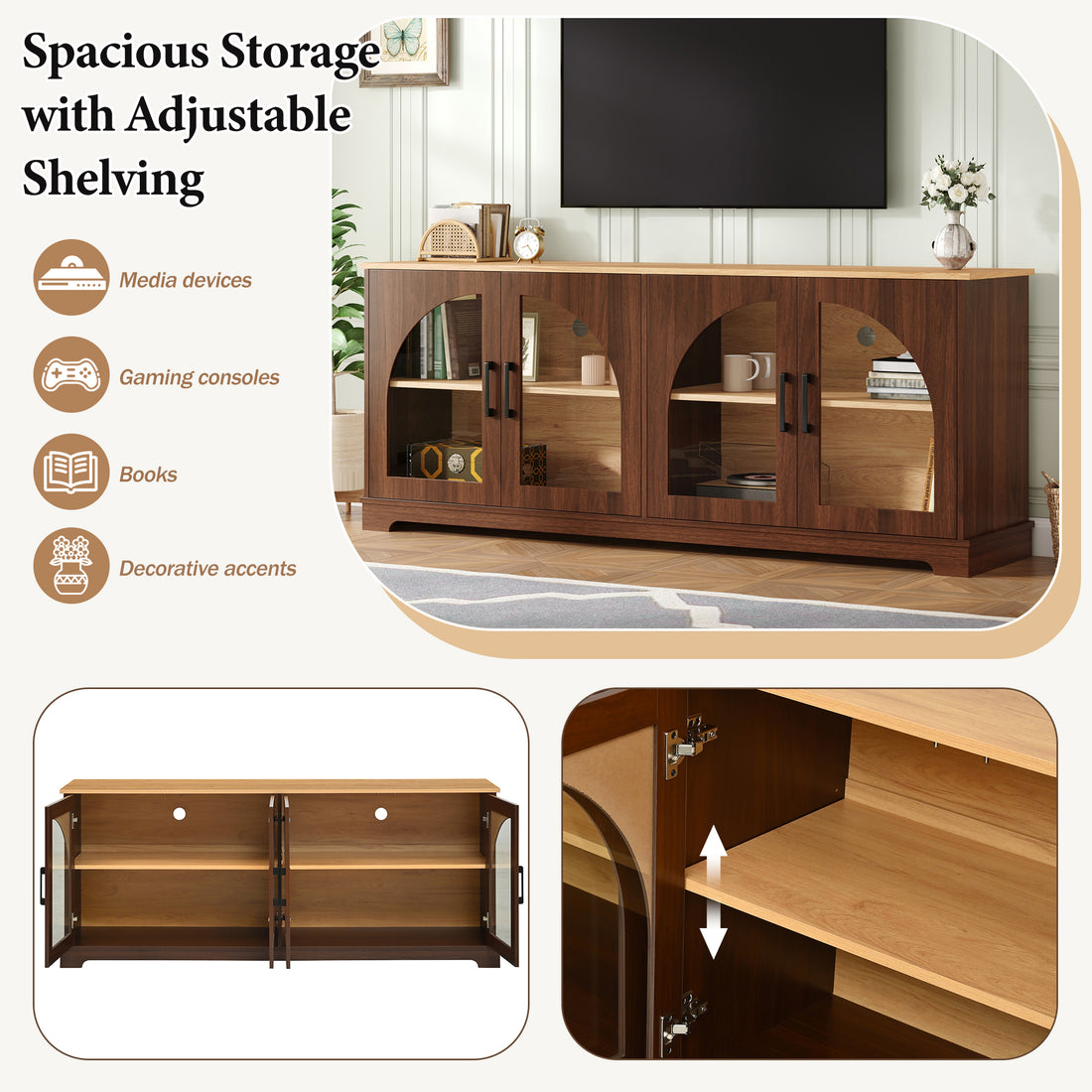 Adjustable Interior Shelves