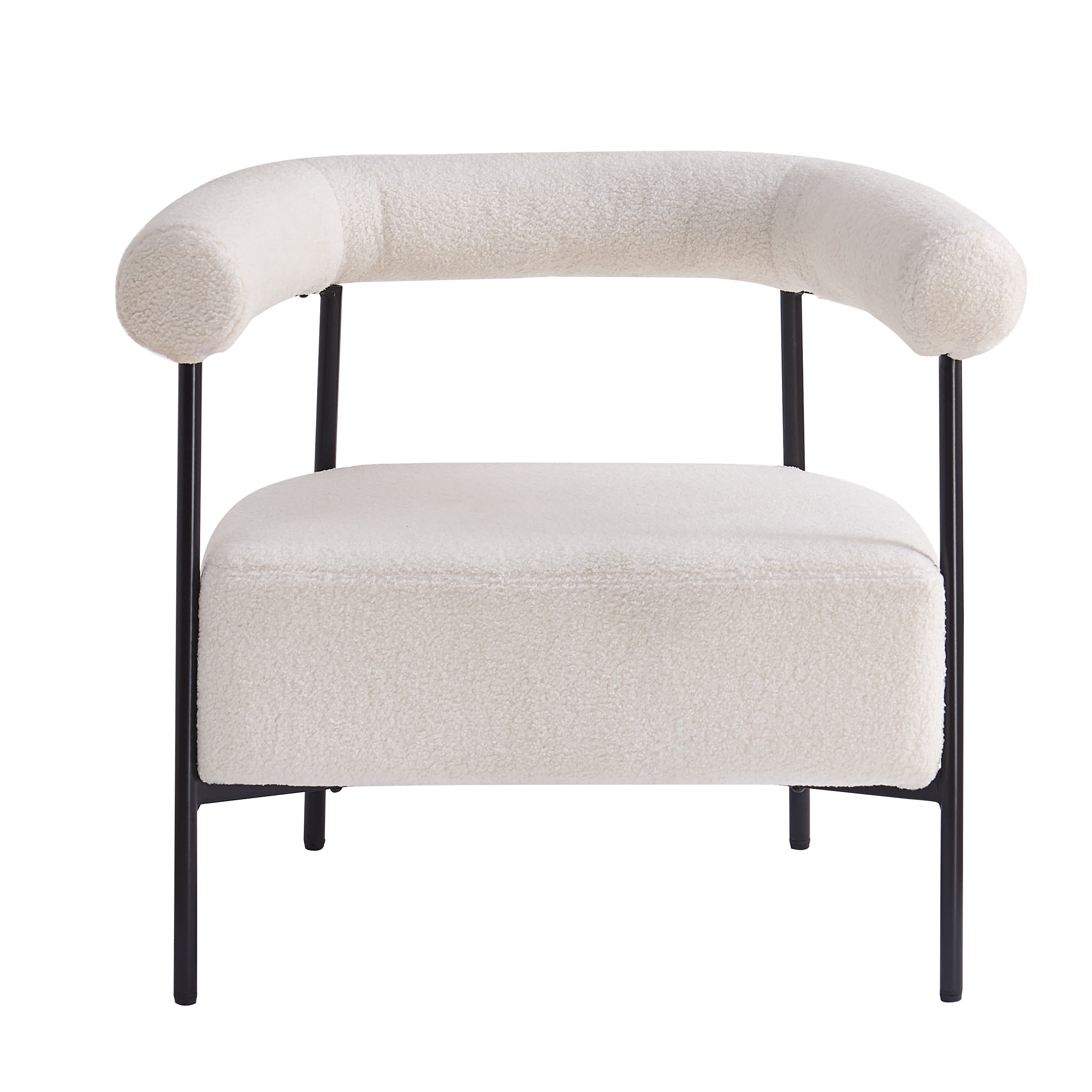 Kenai Boucle Fabric Upholstered Accent Chair