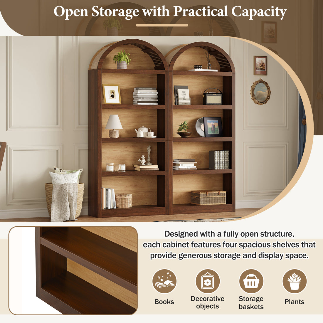 5-Tier Open Shelving