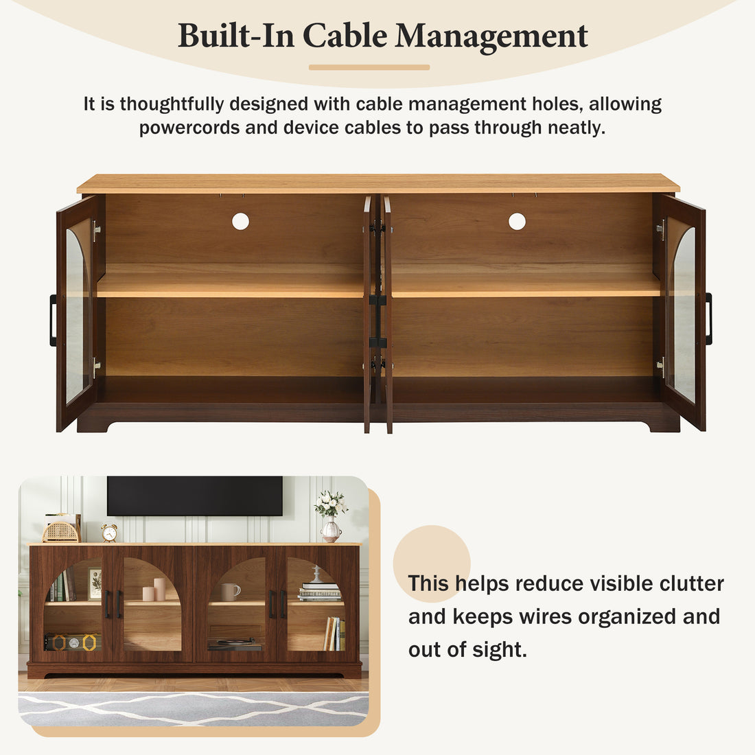 Four-Door Cabinet Layout