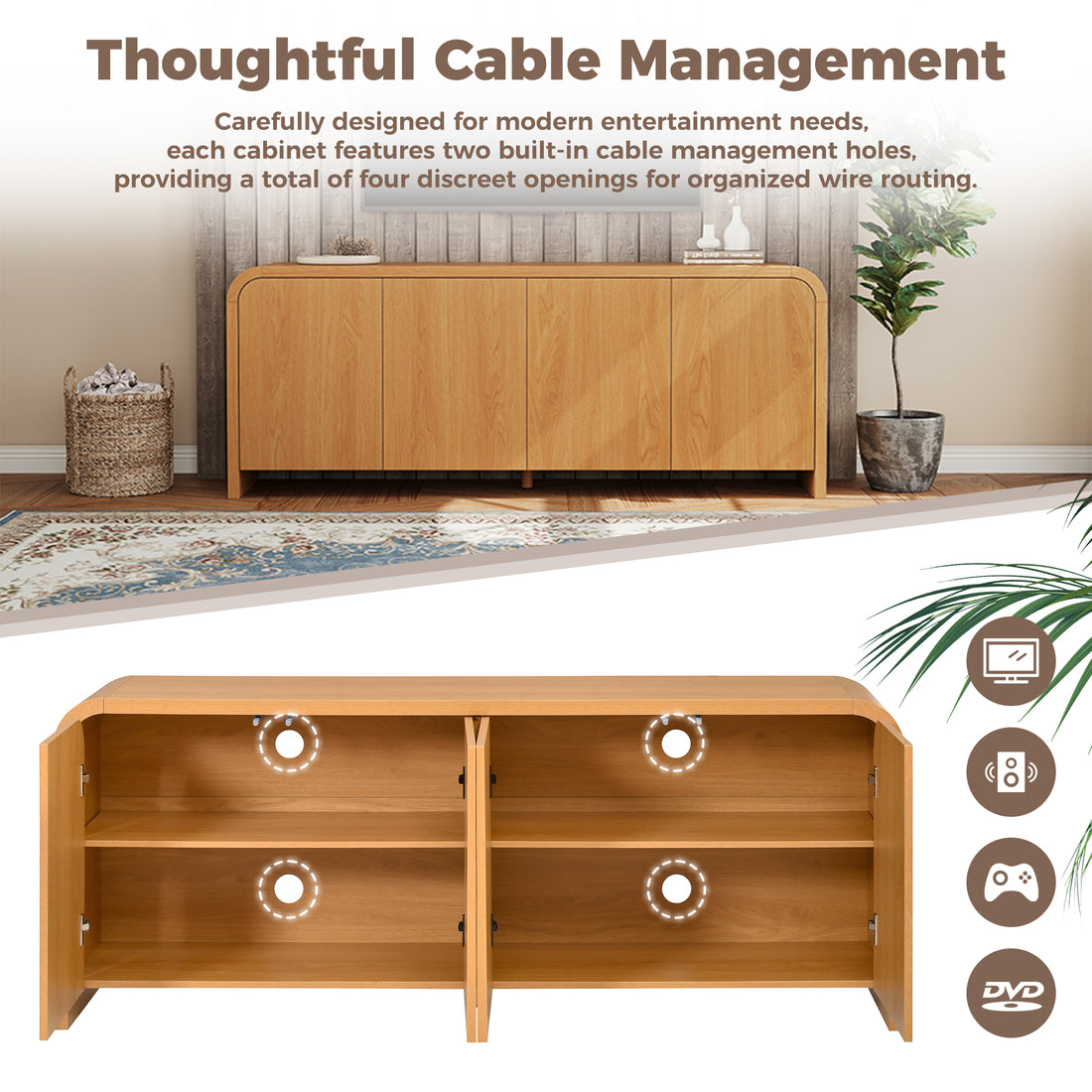 Built-In Cable Management