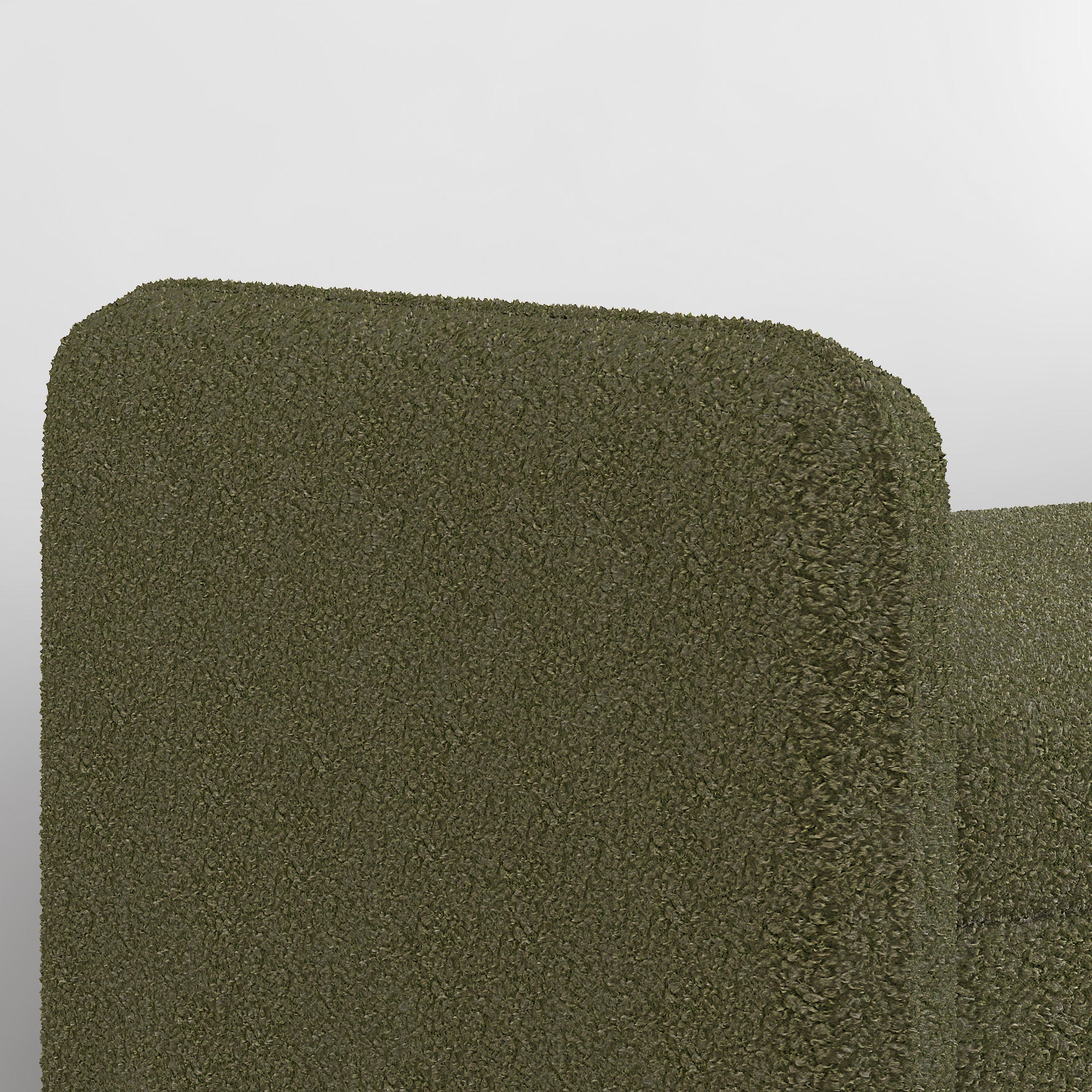 Napa Teddy Fabric Ottoman Storage Bench