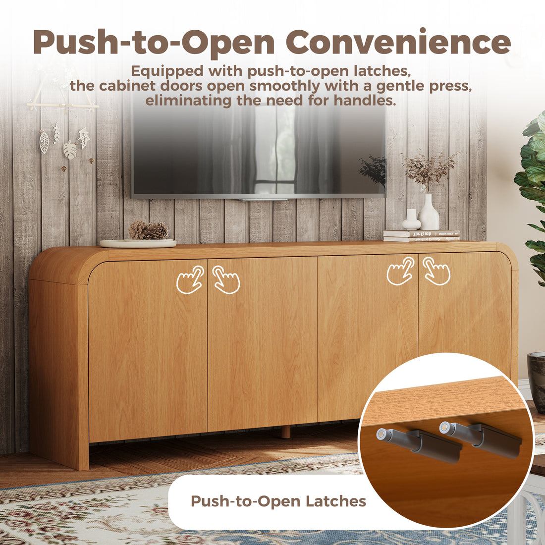 Push-To-Open Doors