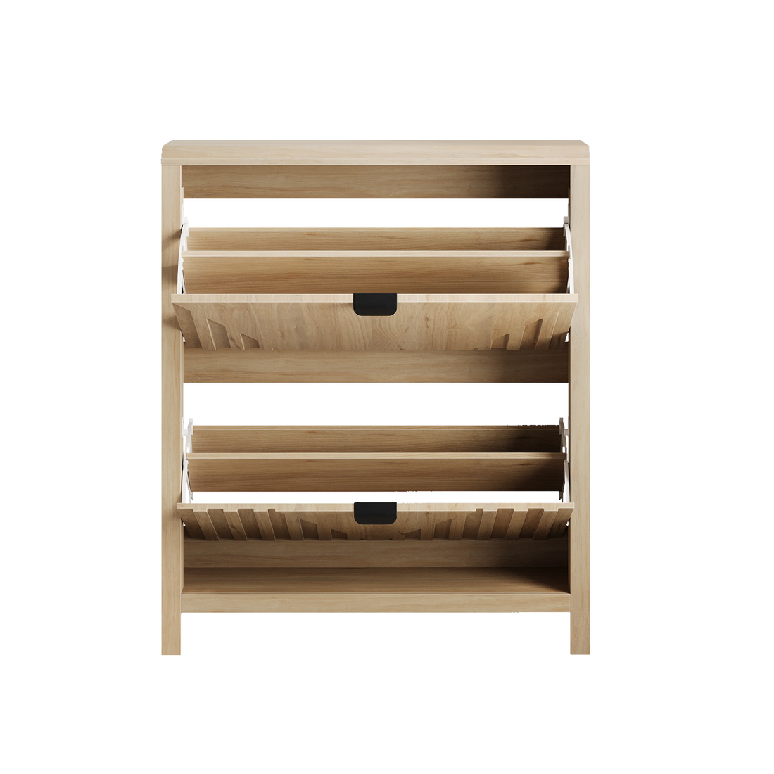 Flip-Down Shoe Storage