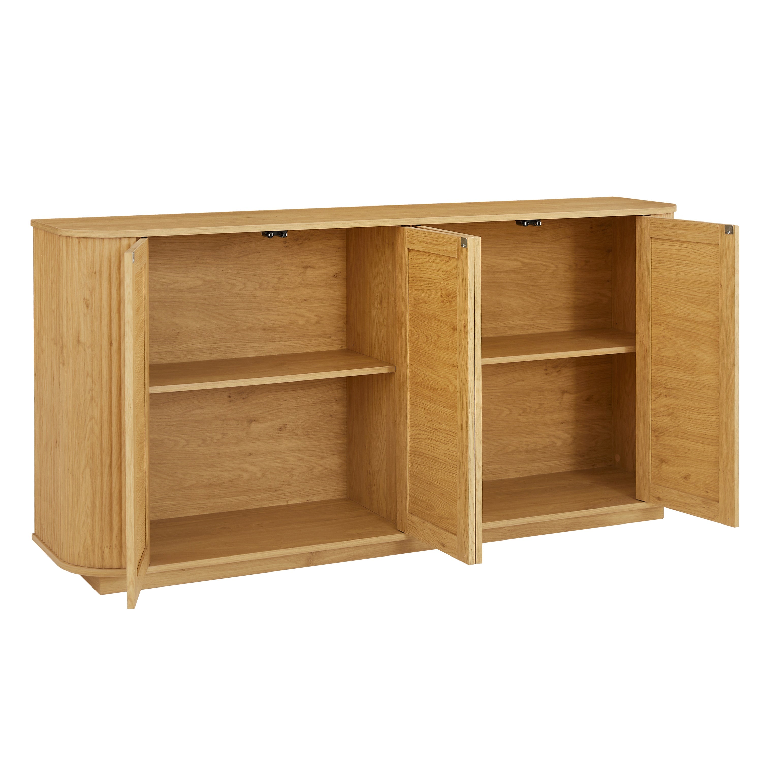 Corsica 64" Rattan Sideboard Storage Cabinet