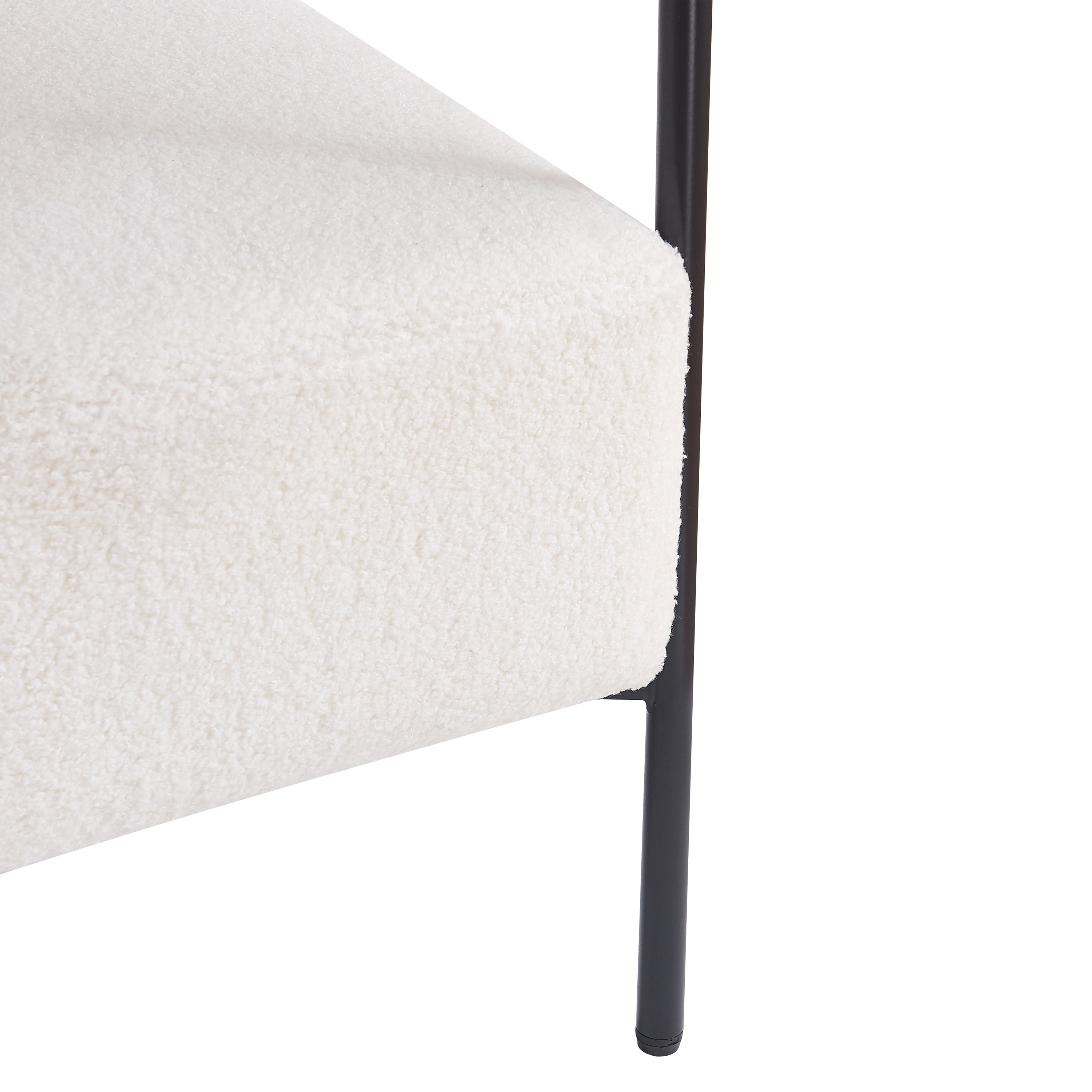 Kenai Boucle Fabric Upholstered Accent Chair
