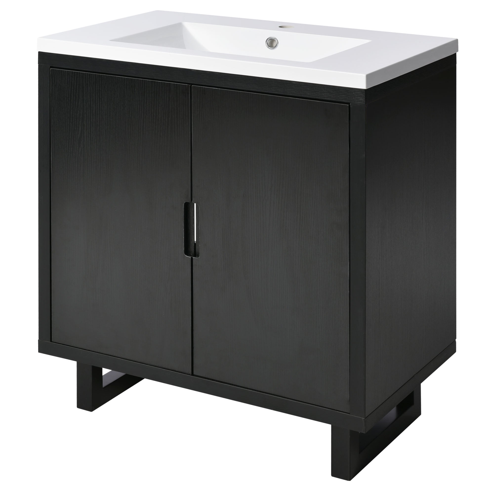 Rotorua 30" Freestanding Bathroom Vanity with Sink and Storage Cabinet