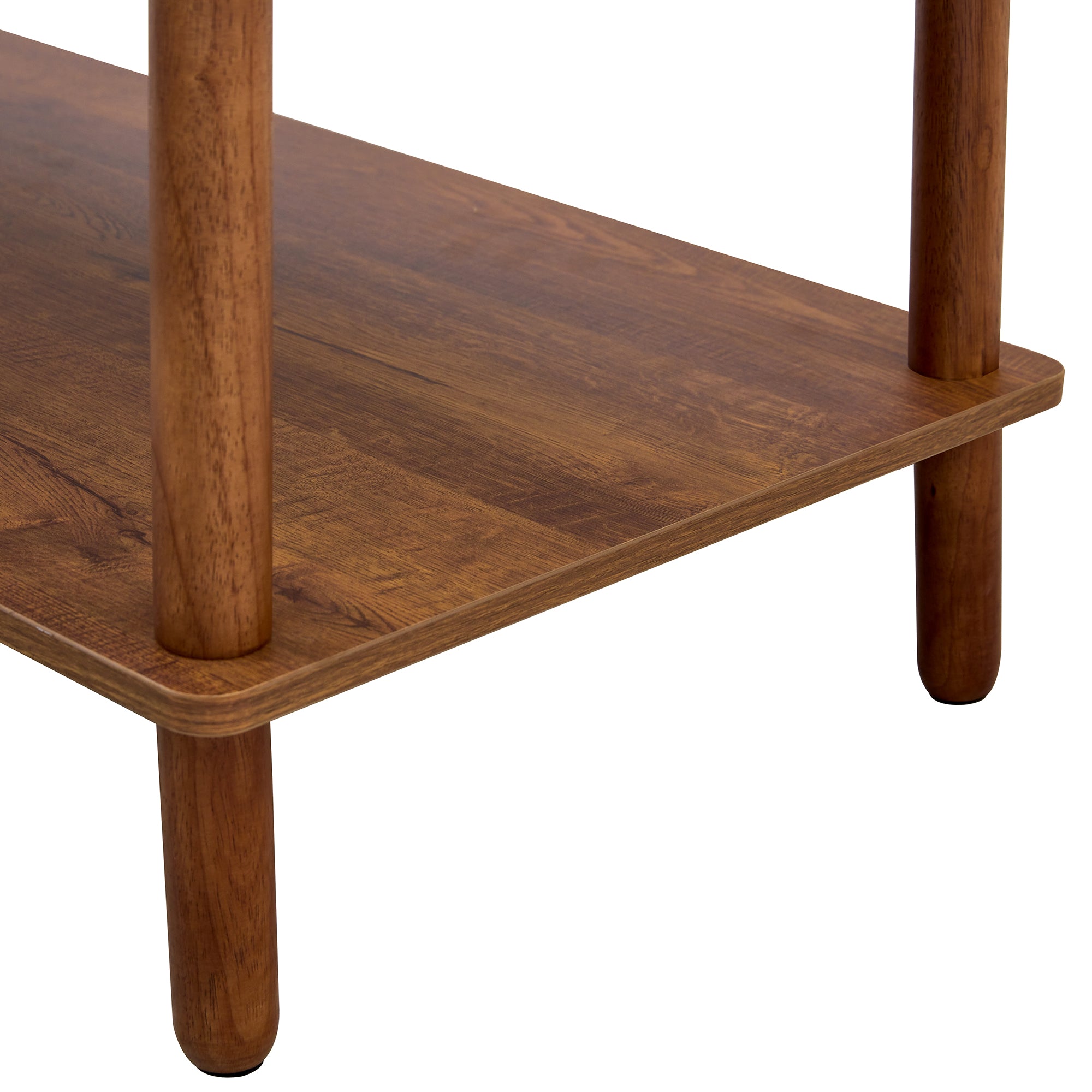 Cairn Modern Rectangular Coffee Table with Storage Shelf