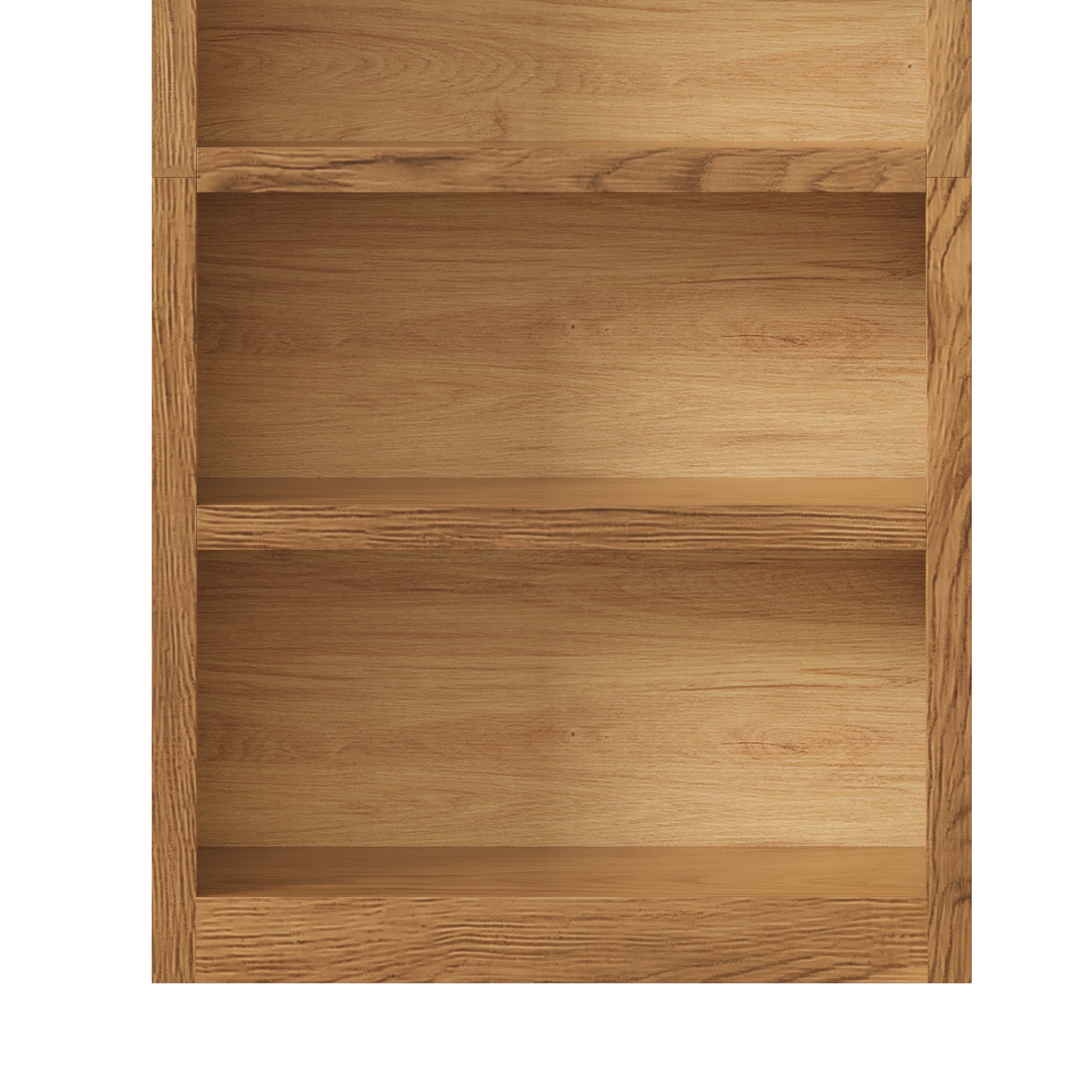 Spoleto 69" Tall Arched Bookcase with 5-Tier Open Shelves Set of 2
