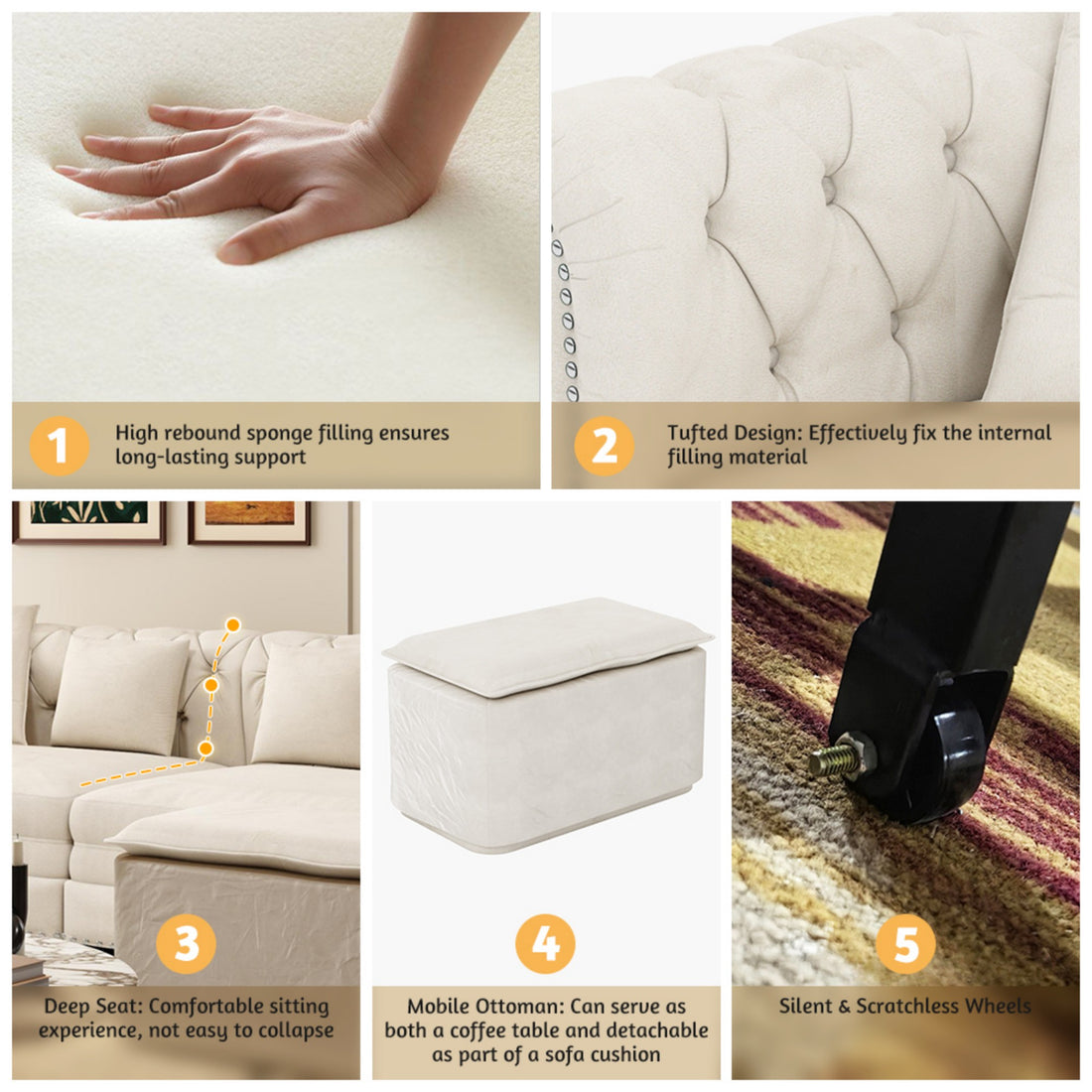 Deep Cushion Support
