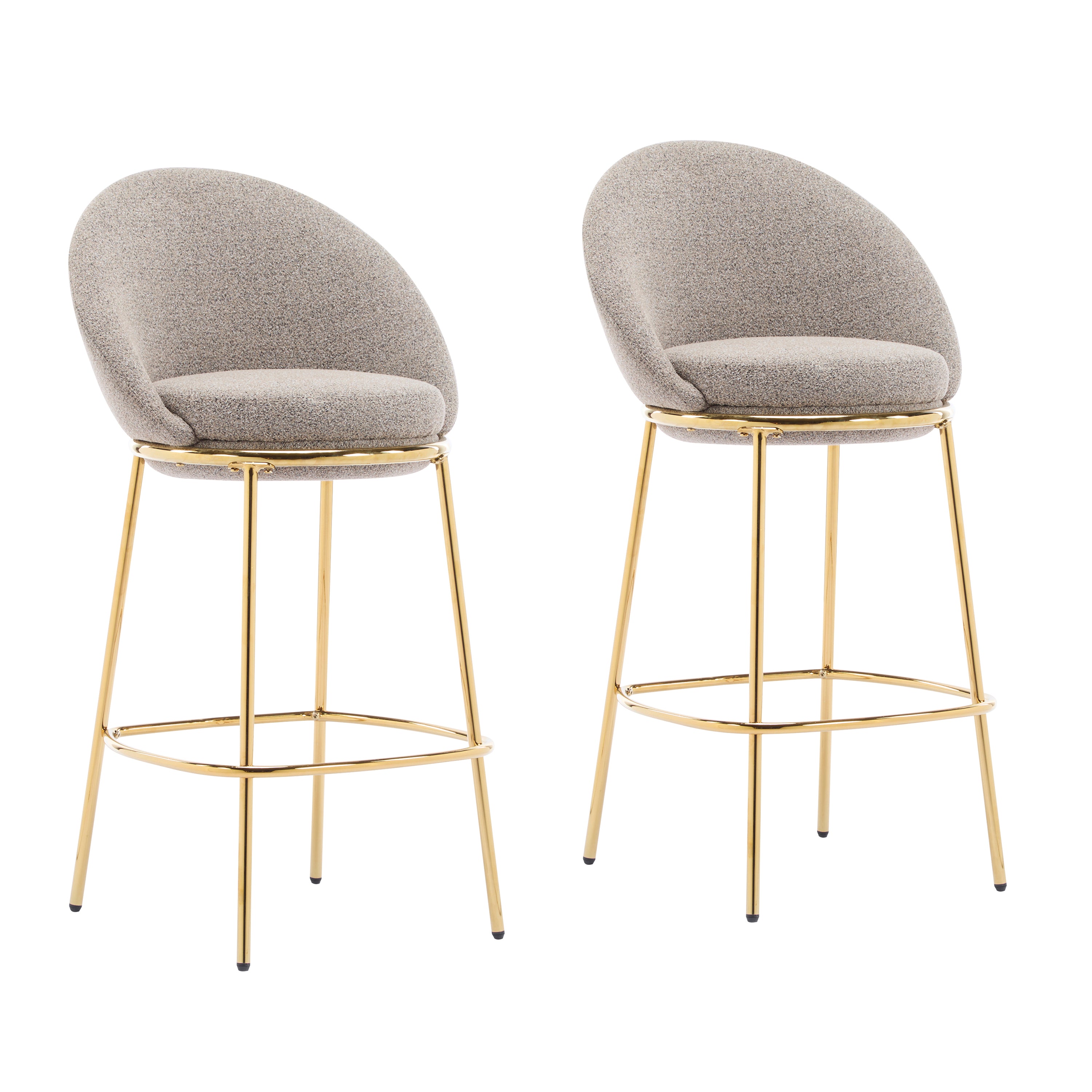 Yarra 30" Upholstered Bar Height Bar Stools Set of 2