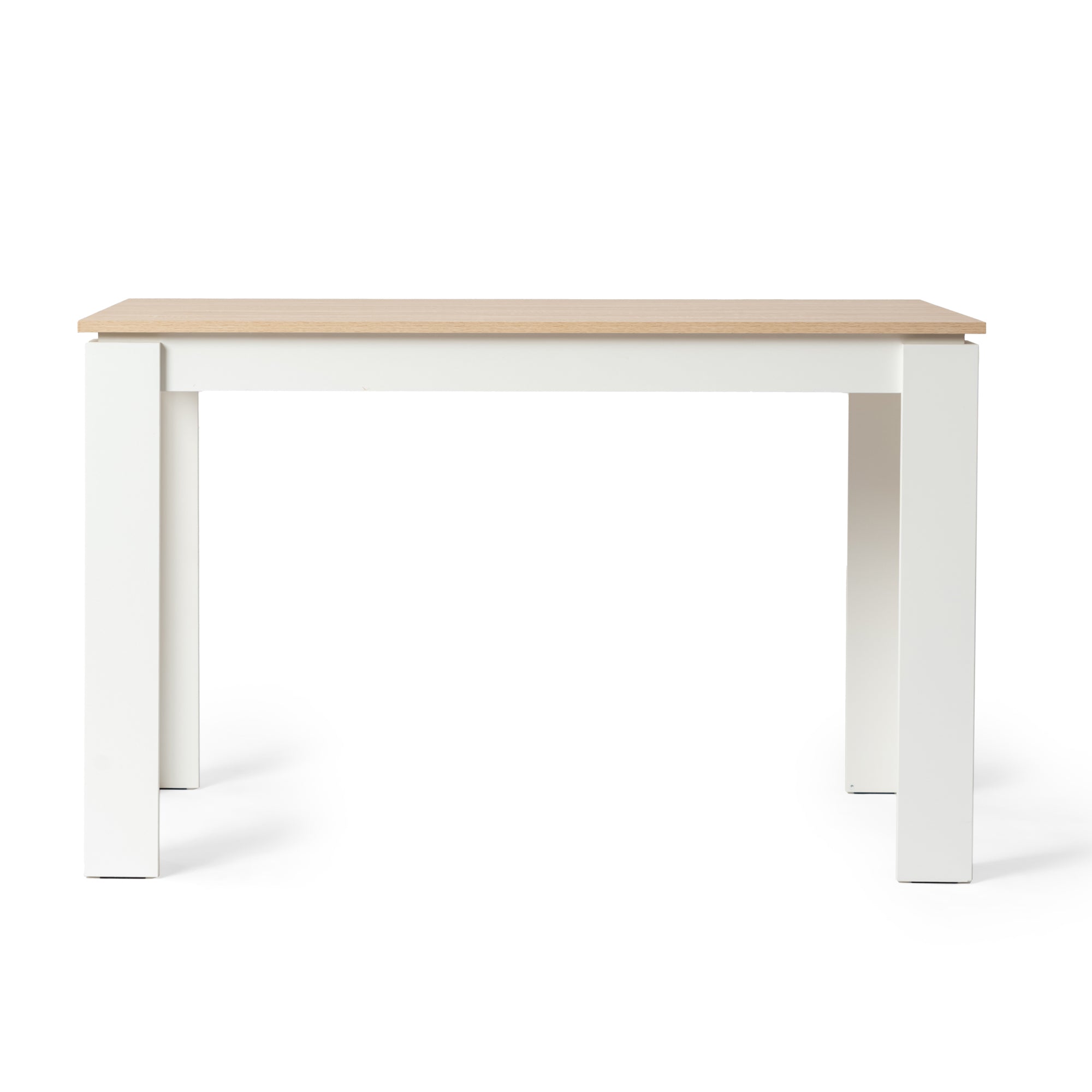 MUSK 47" Rectangular Dining Table, Walnut Wood Look Top and Legs, Seats 4, 47.2 × 27.6 × 29.5 in