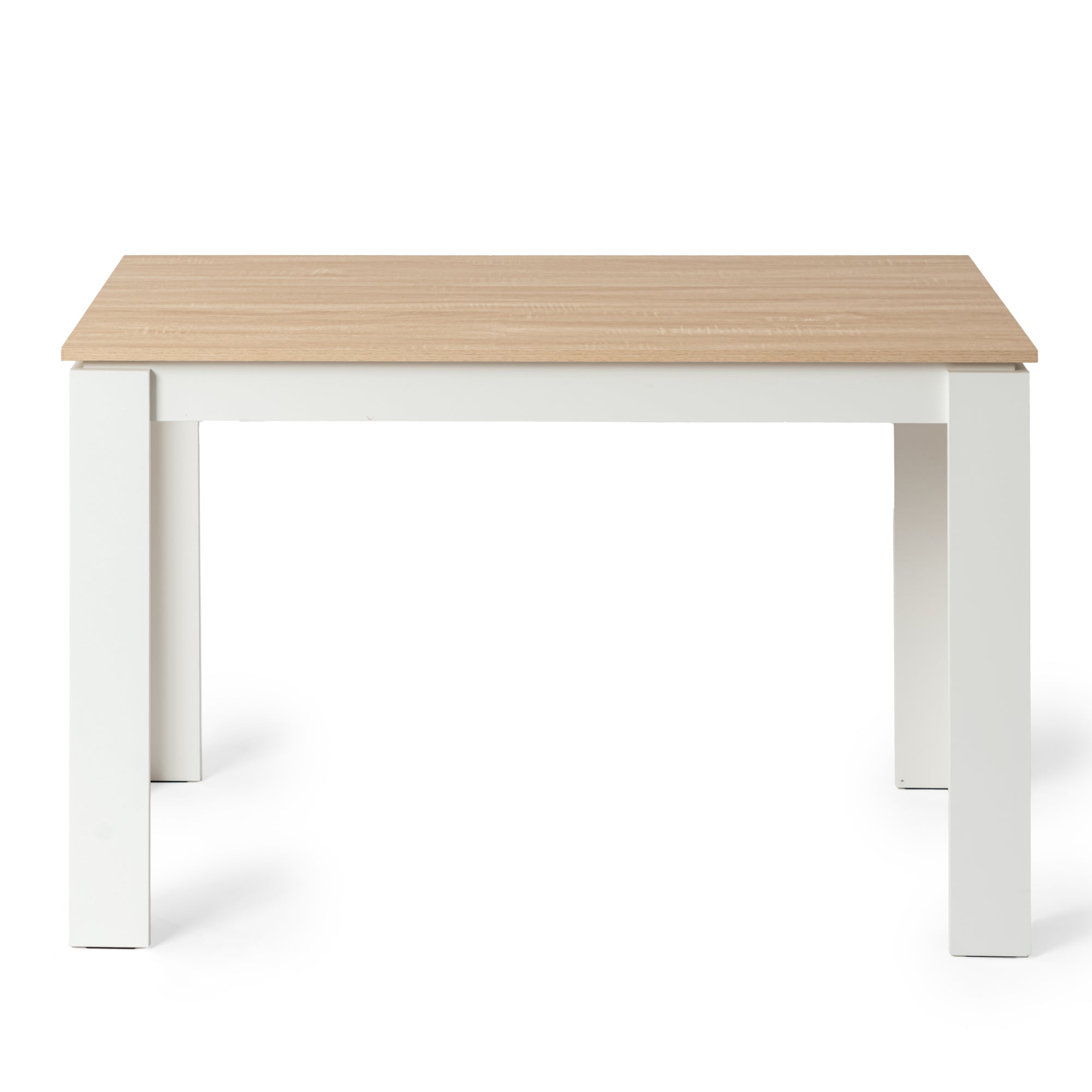 MUSK 47" Rectangular Dining Table, Walnut Wood Look Top and Legs, Seats 4, 47.2 × 27.6 × 29.5 in