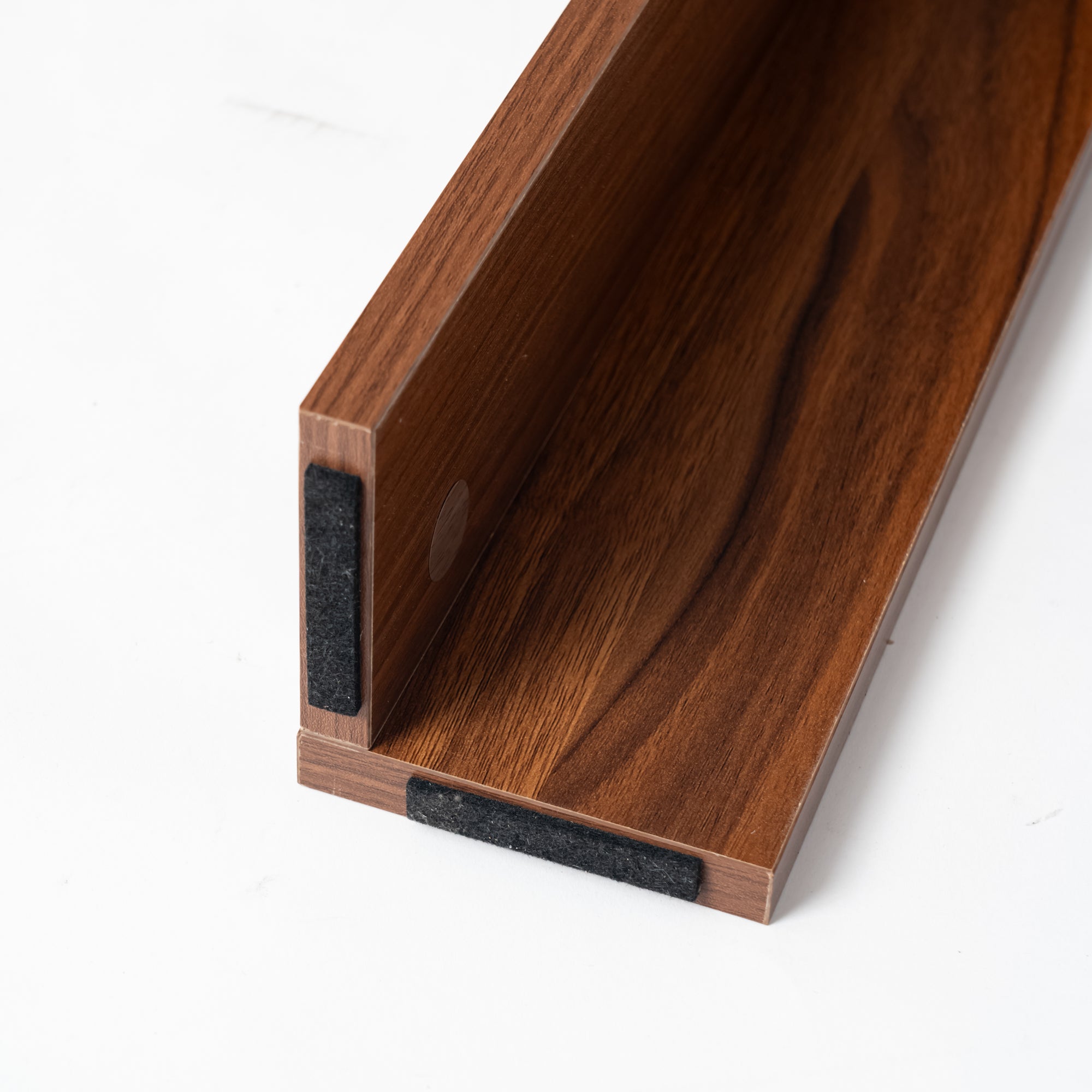 MUSK 47" Rectangular Dining Table, Walnut Wood Look Top and Legs, Seats 4, 47.2 × 27.6 × 29.5 in