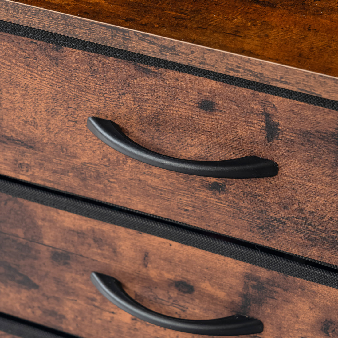 Vintage-Inspired Fabric Drawers