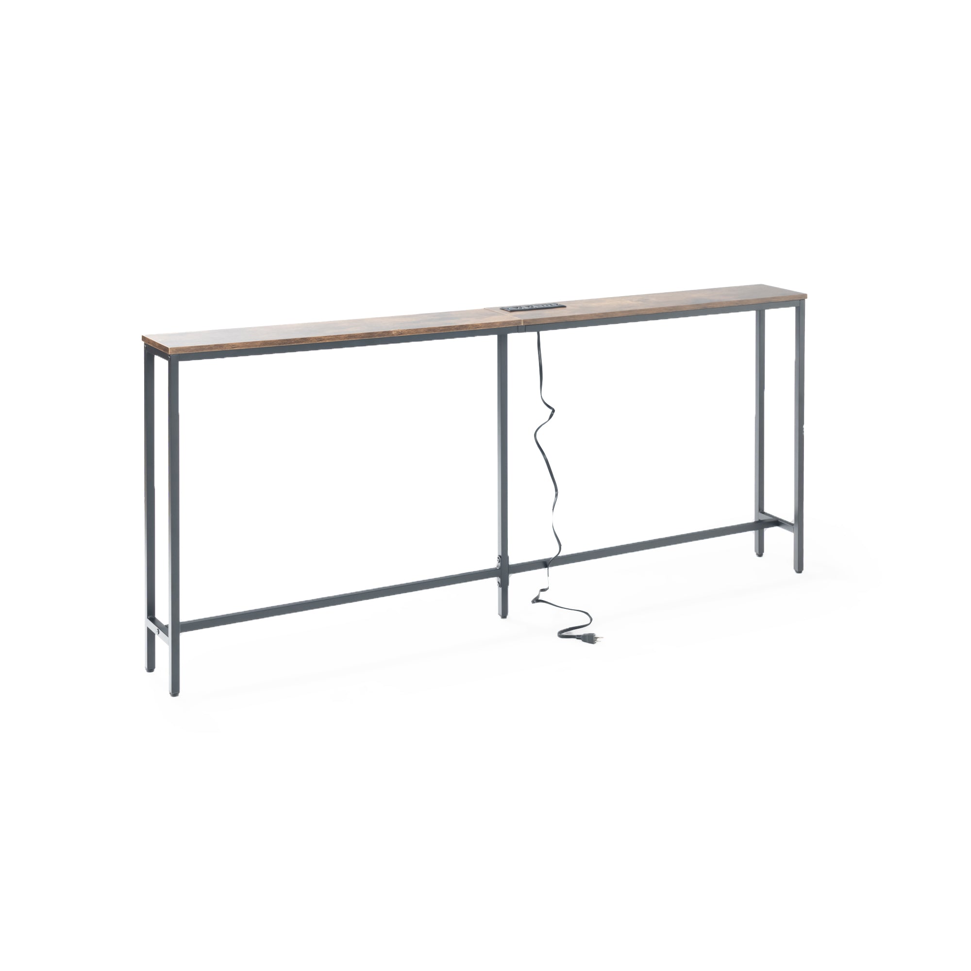 Jamile Narrow Console Table with Charging Station