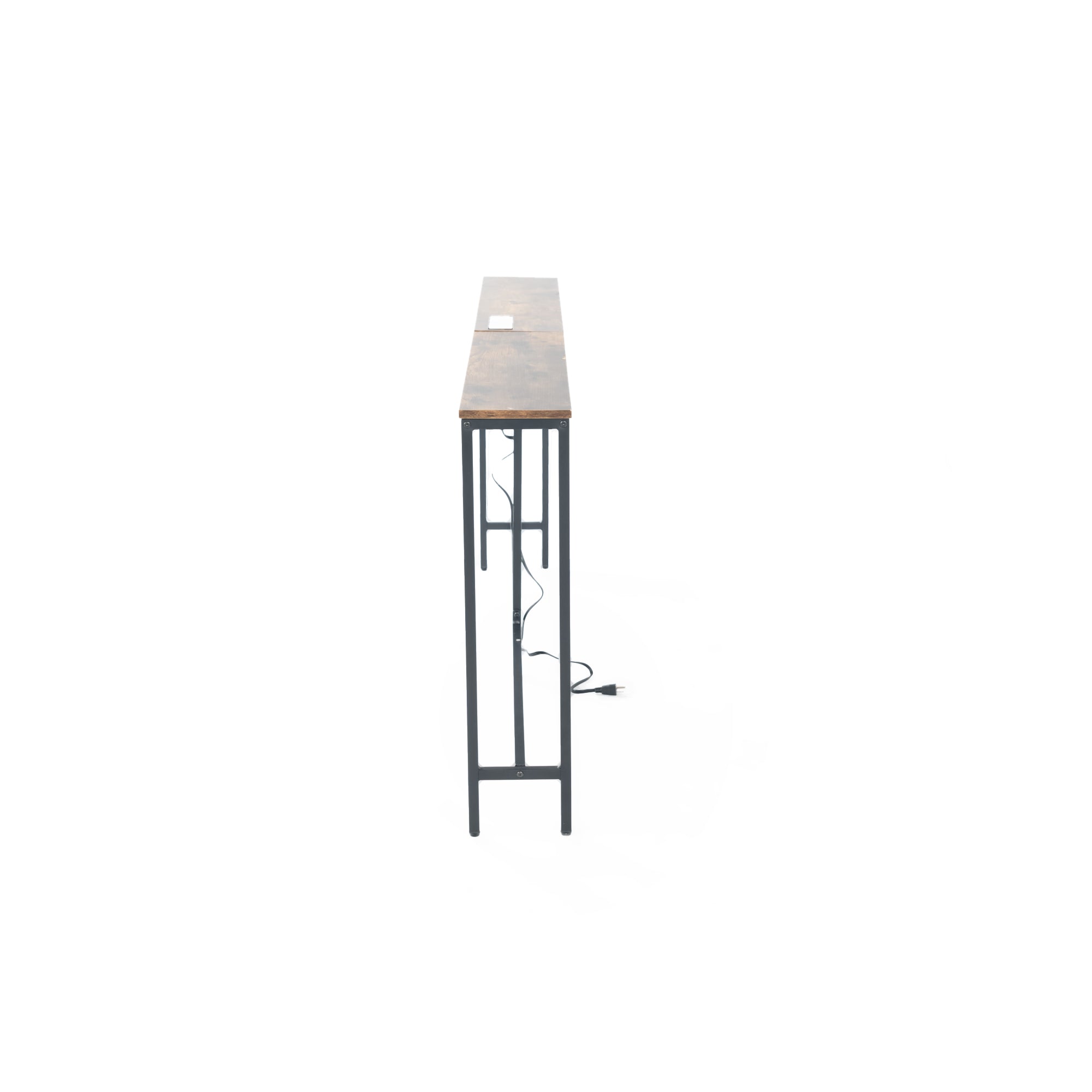 Jamile Narrow Console Table with Charging Station