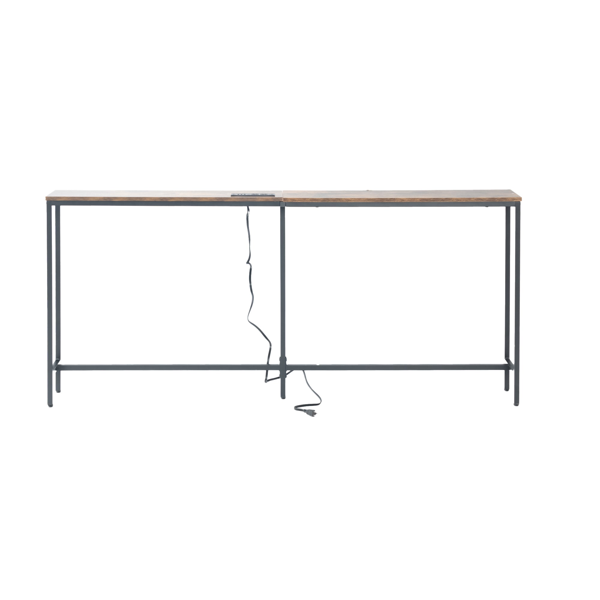 Jamile Narrow Console Table with Charging Station