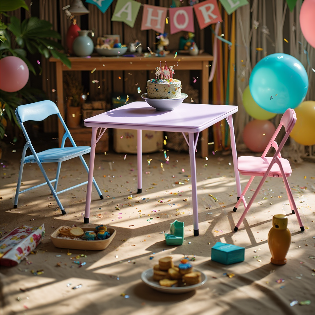 Homy Casa PAGE COLOR NEW V1 3PCS Kids Table and Chair Set "24.02" for Playroom and Study