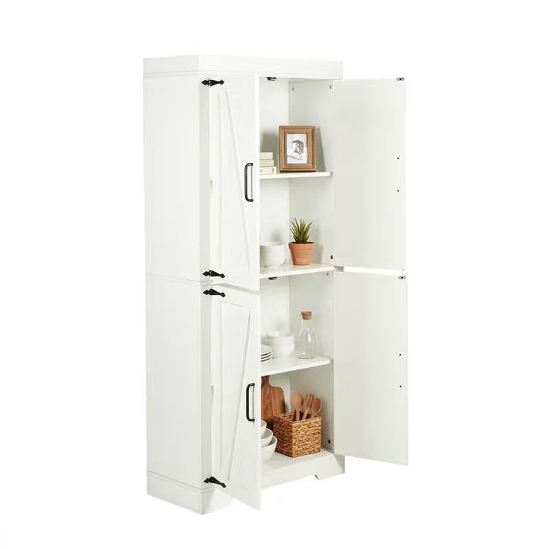 Homy Casa PANEM 68.1" Tall Storage Cabinet with Adjustable Shelves and Double Doors
