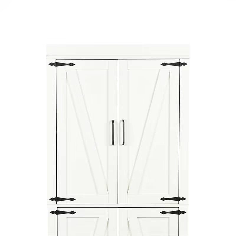 Homy Casa PANEM 68.1" Tall Storage Cabinet with Adjustable Shelves and Double Doors