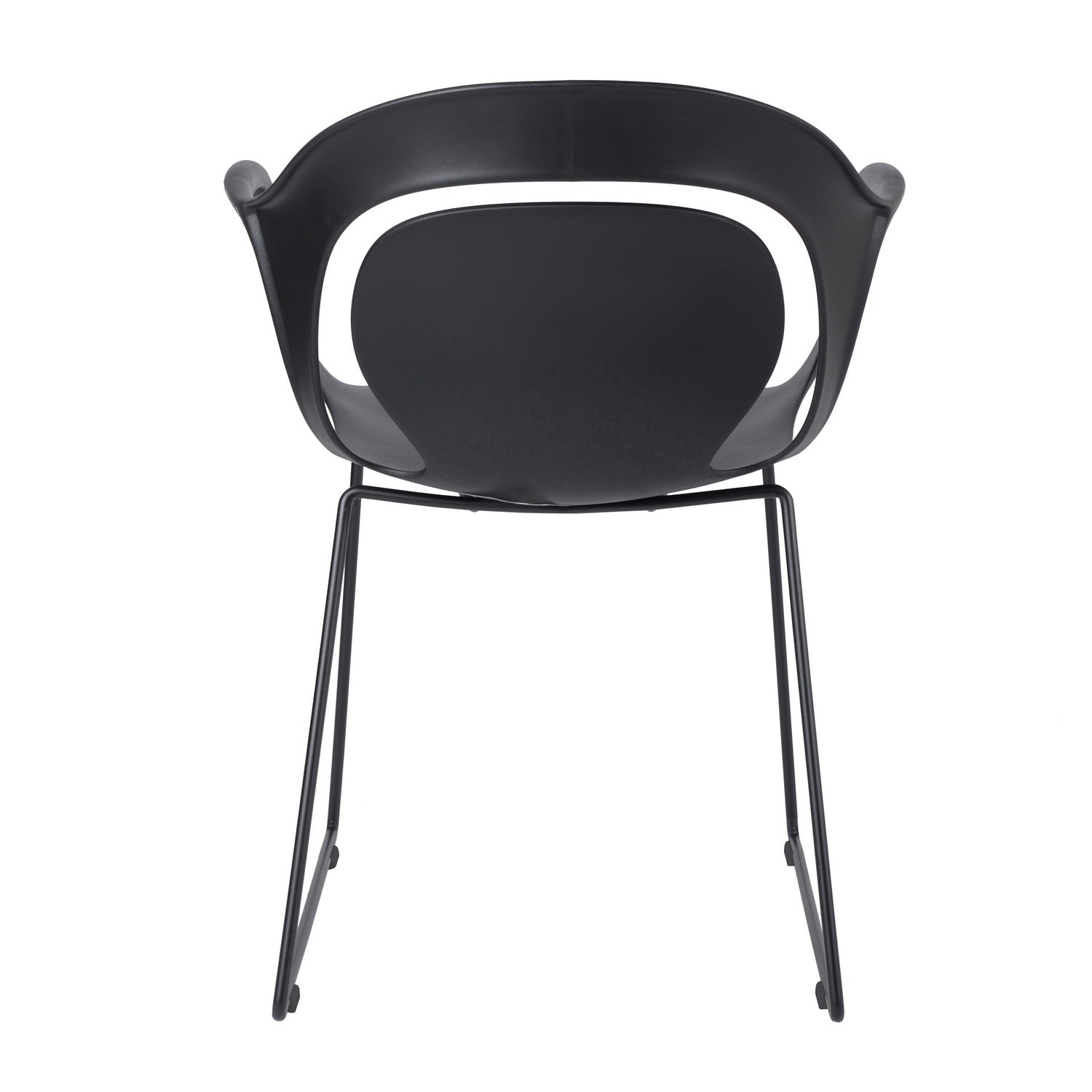 Homy Casa ROOKIE S+PHIL 5-Piece Black Dining Set with 43.3" Square Leg Table and 4 Chairs Open Box
