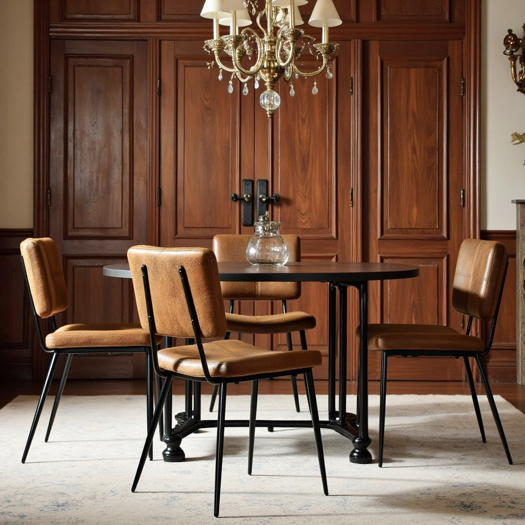 Pomona Upholstered Dining Chairs Set of 4