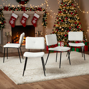 Homy Casa Pomona Upholstered Dining Chairs Set of 4