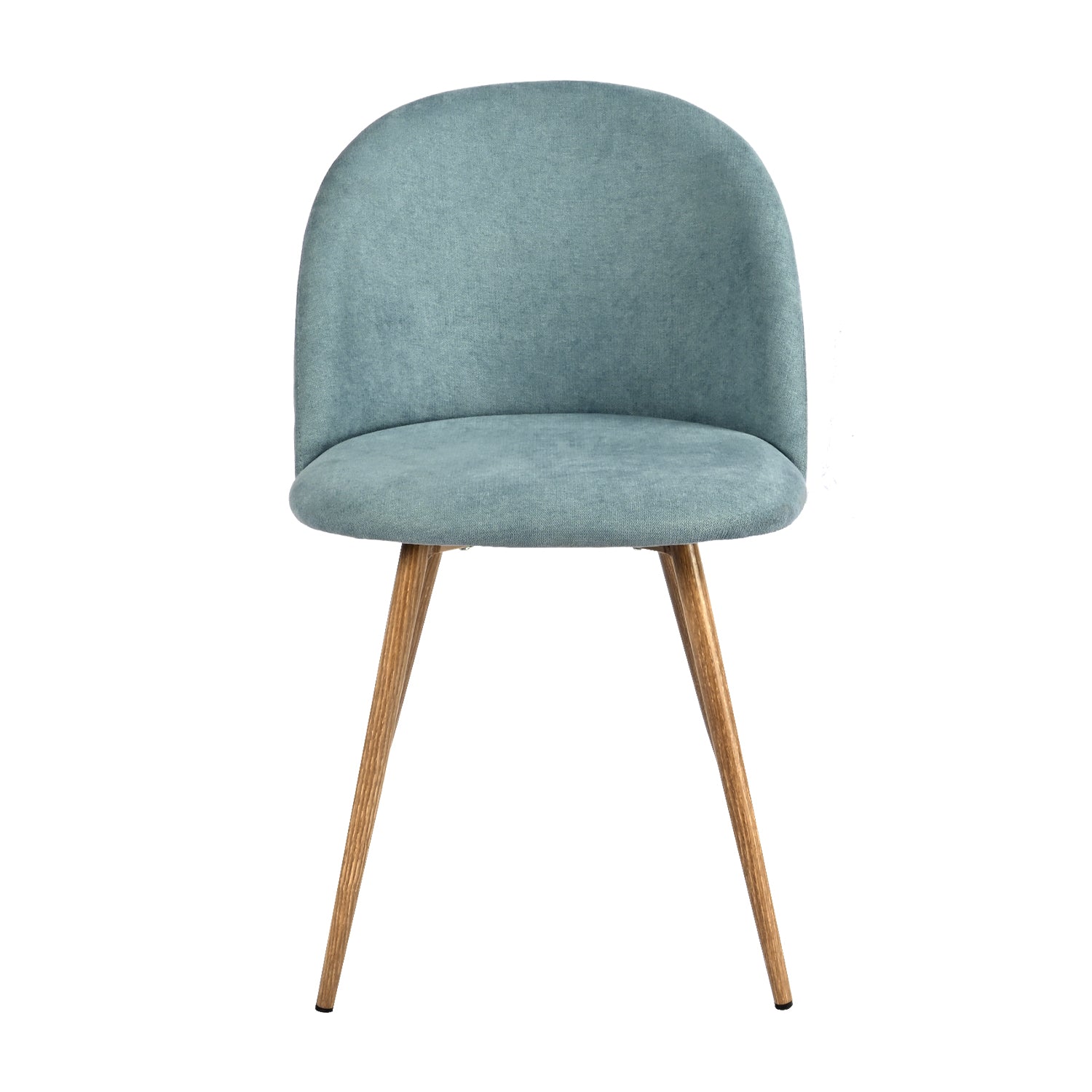 PUZ Modern Fabric Upholstered Dining Chairs with Metal Legs Set of 2 / 4