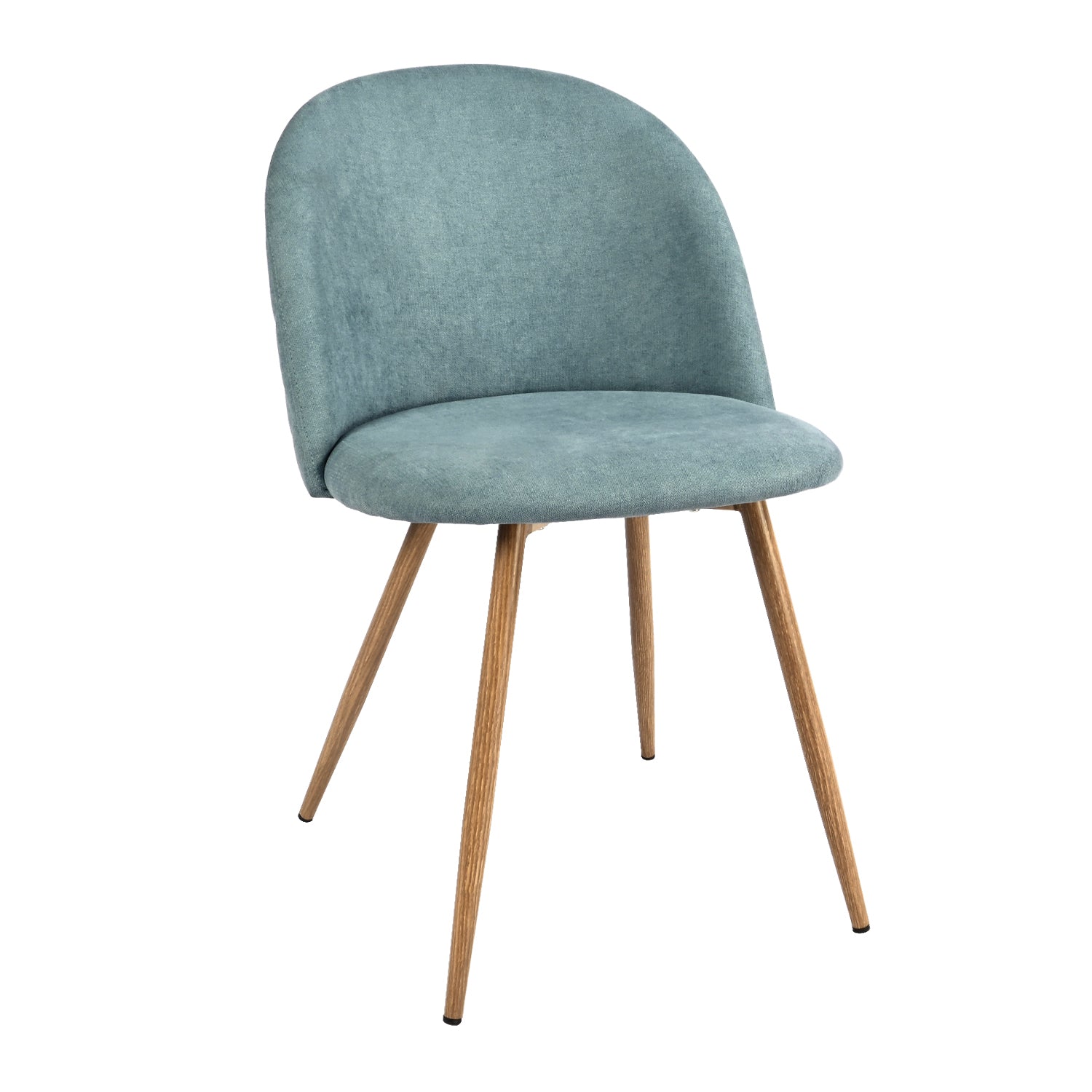 PUZ Modern Fabric Upholstered Dining Chairs with Metal Legs Set of 2 / 4