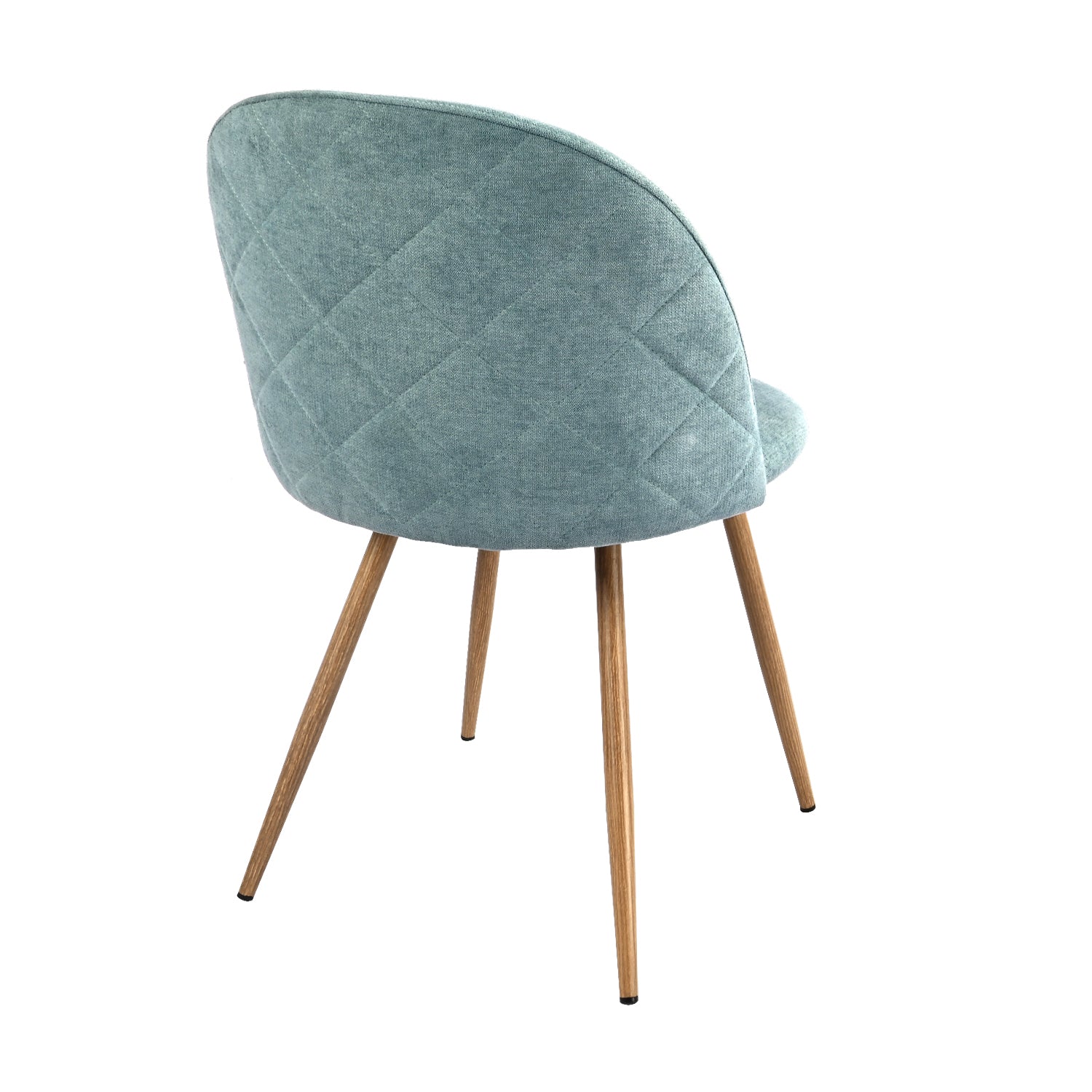 PUZ Modern Fabric Upholstered Dining Chairs with Metal Legs Set of 2 / 4