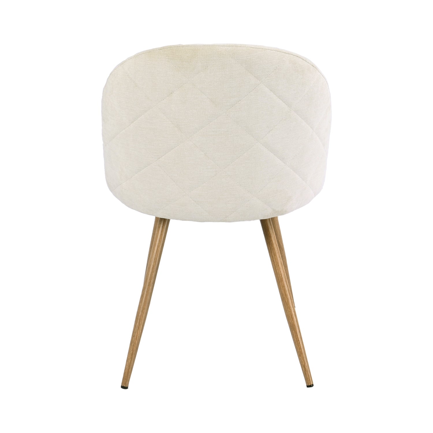 PUZ Modern Fabric Upholstered Dining Chairs with Metal Legs Set of 2 / 4