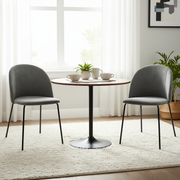 Puzzle Modern Fabric Dining Chairs(Set of 2)