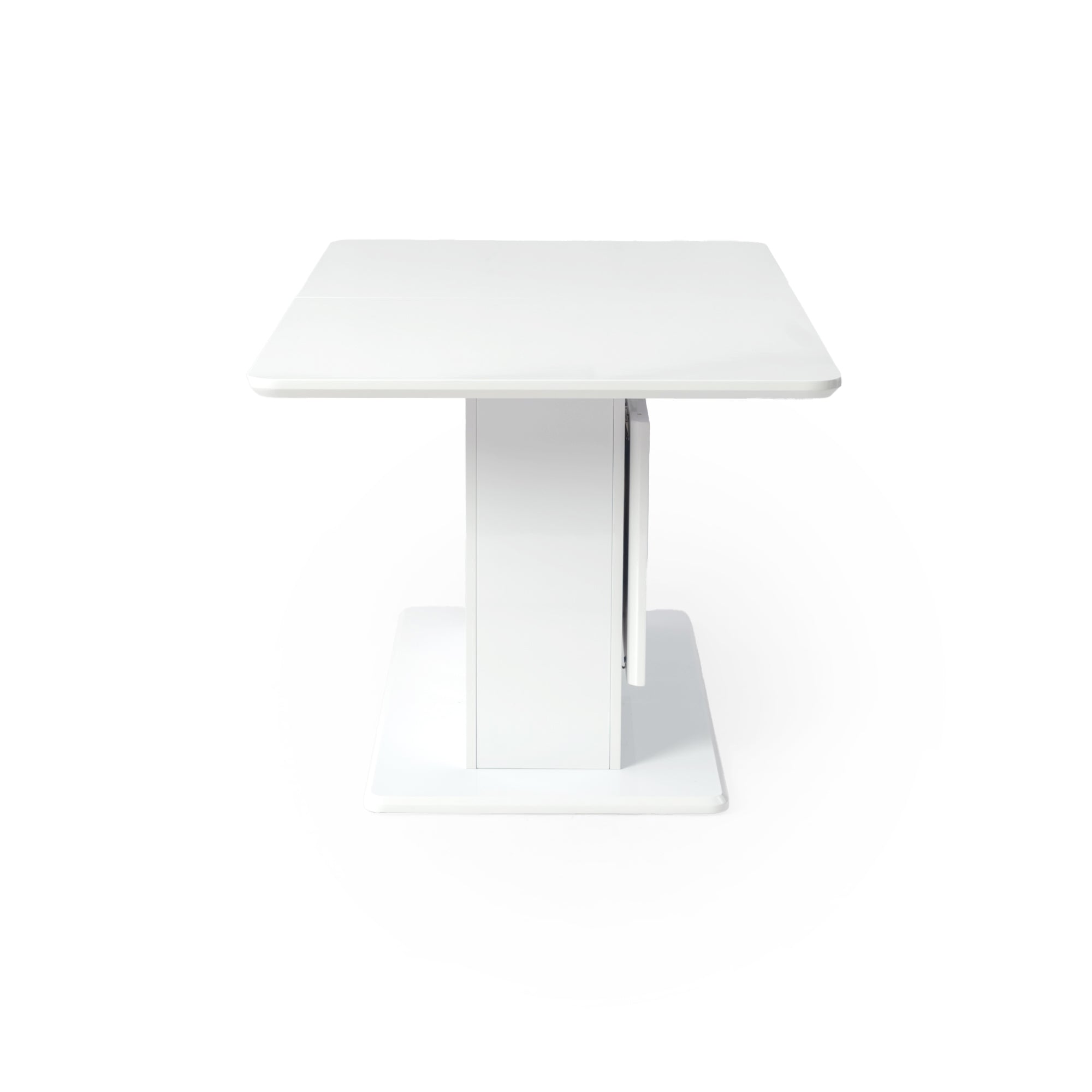 Quinby 5PC Dining Set Extendable Dining Table with 4 MAYFAIR Beige Chairs