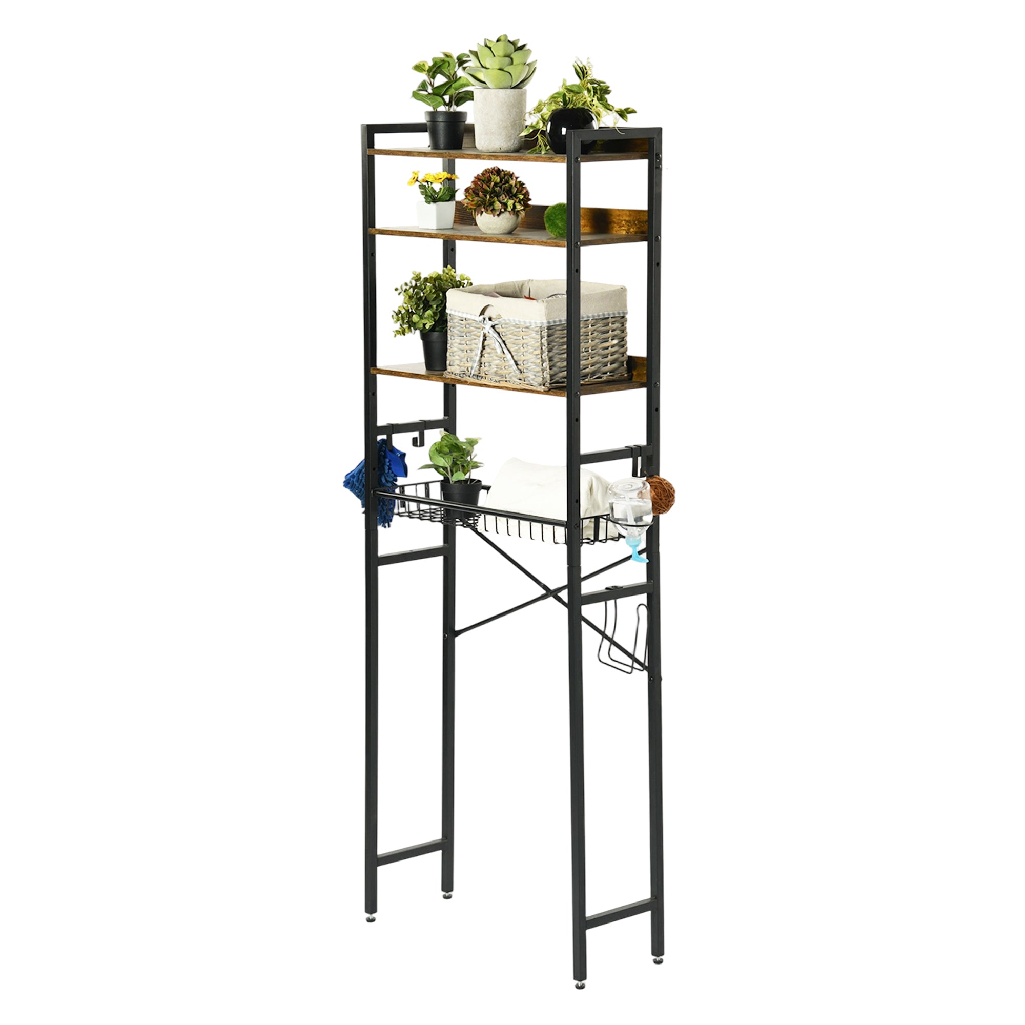 Ranni Storage Rack 4-Tier Bathroom Organizer Shelf