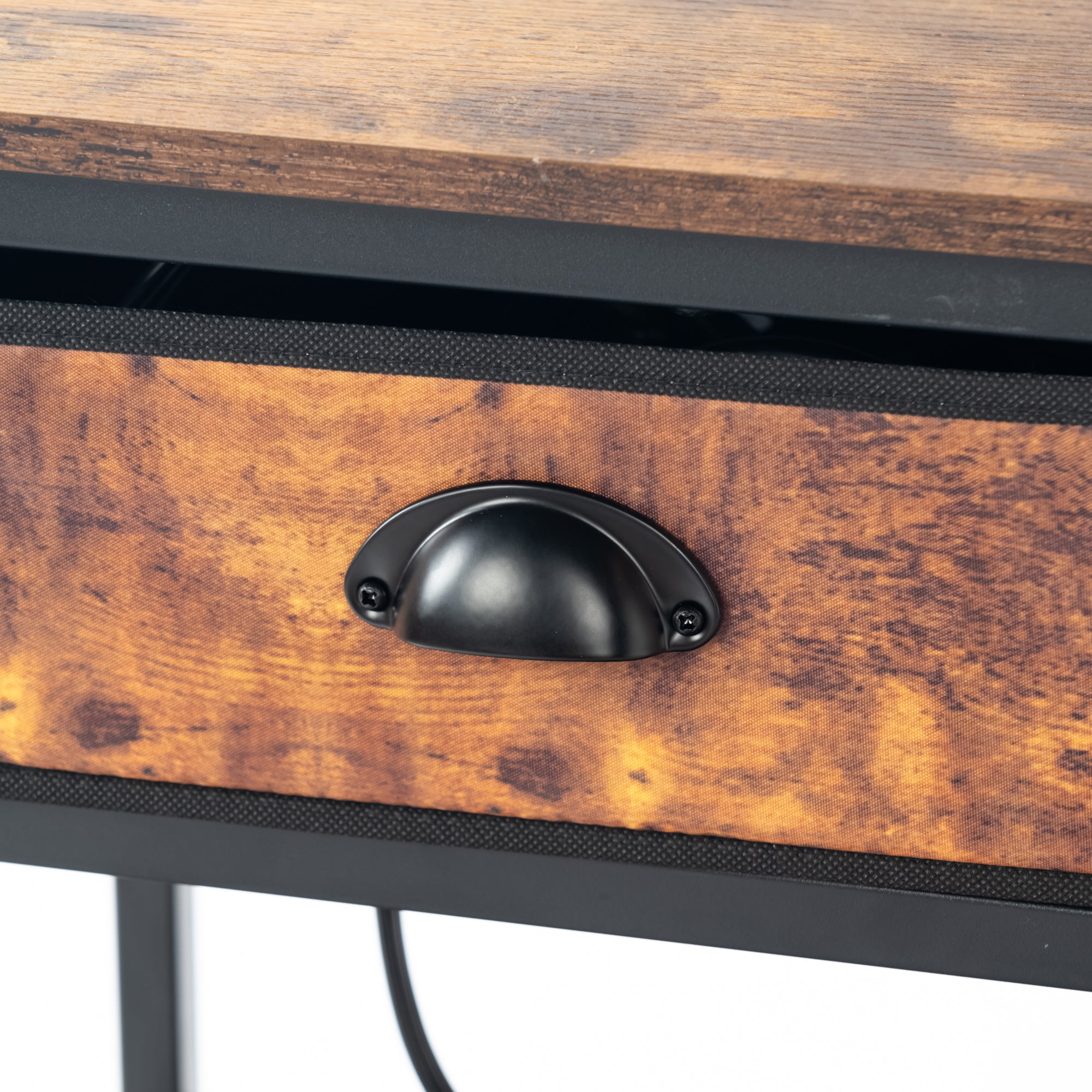 Renna 43.3” Console Desk Modern Entryway Table with Drawers