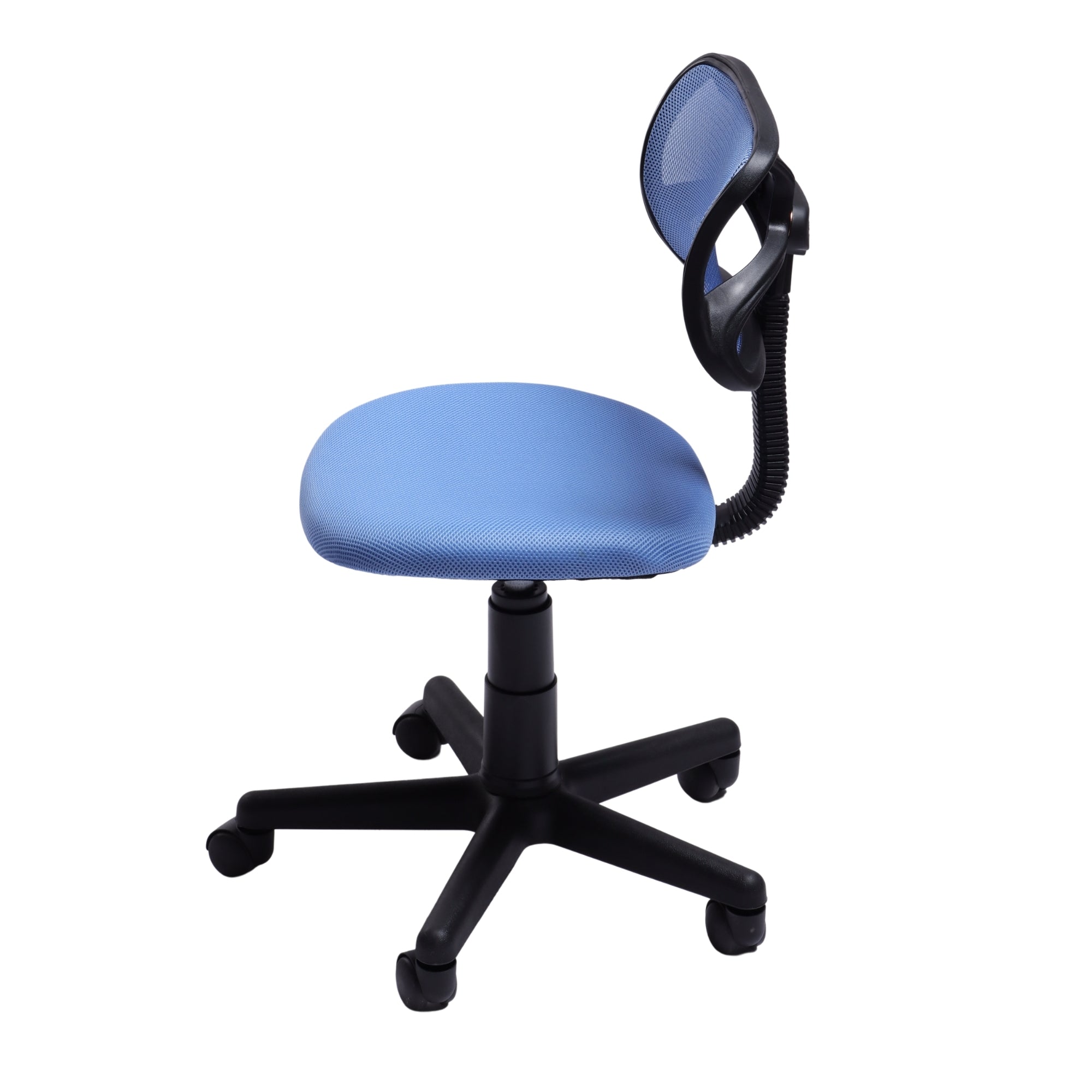 Homy Casa Roly Small Mesh Office Chair Compact Ergonomic Office Chair Study Room Home Office,Blue