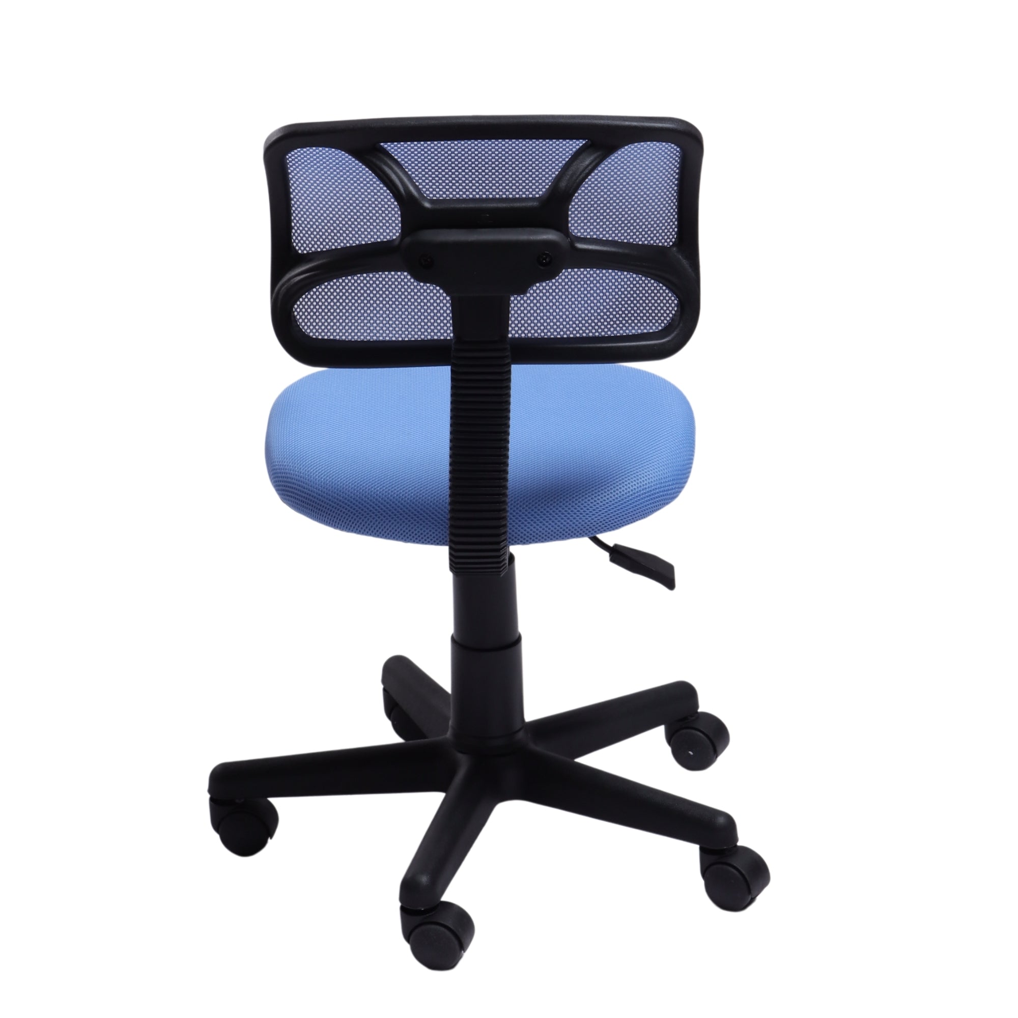 Homy Casa Roly Small Mesh Office Chair Compact Ergonomic Office Chair Study Room Home Office,Blue