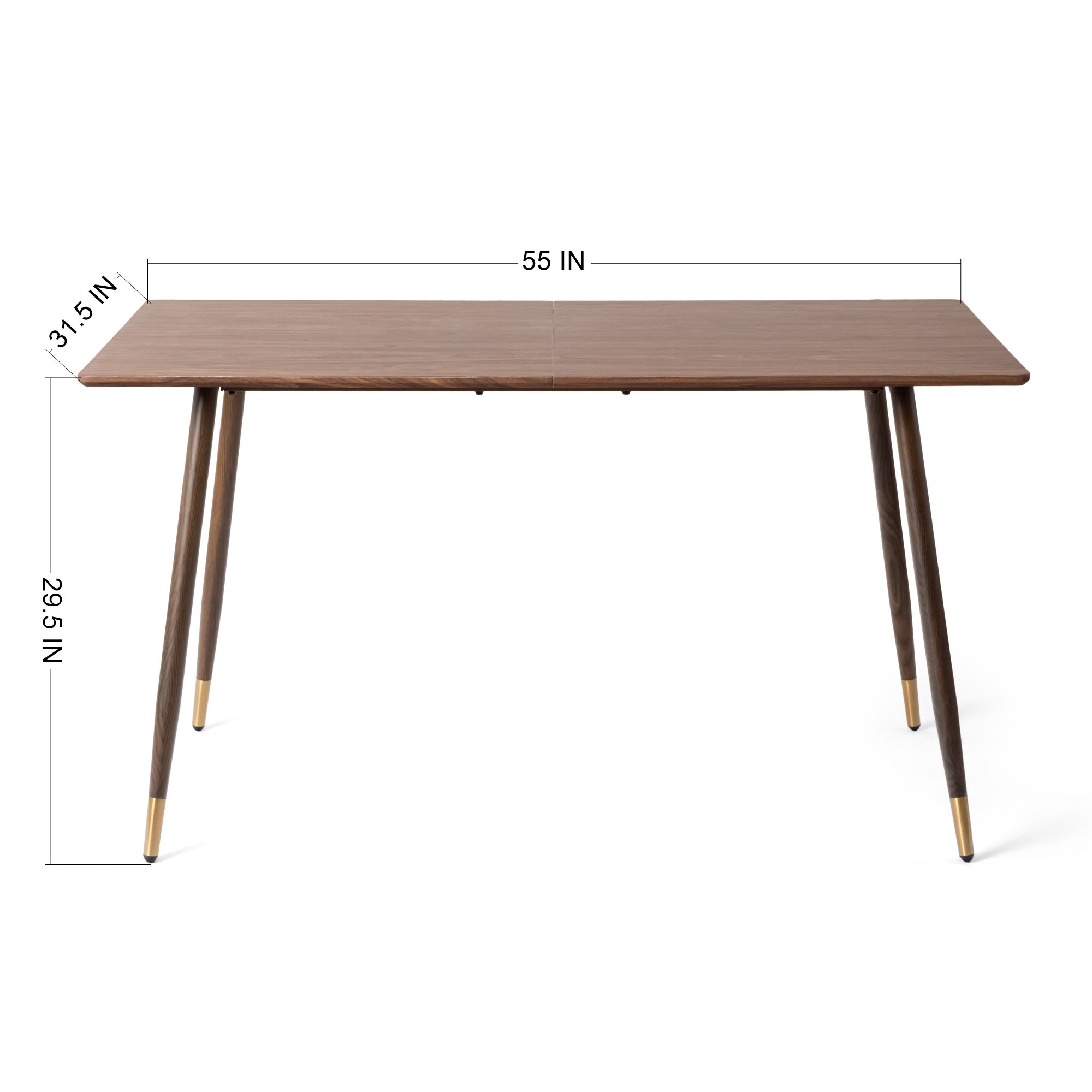 Homy Casa ROSA WOOD 140 "55.12" Dining Table