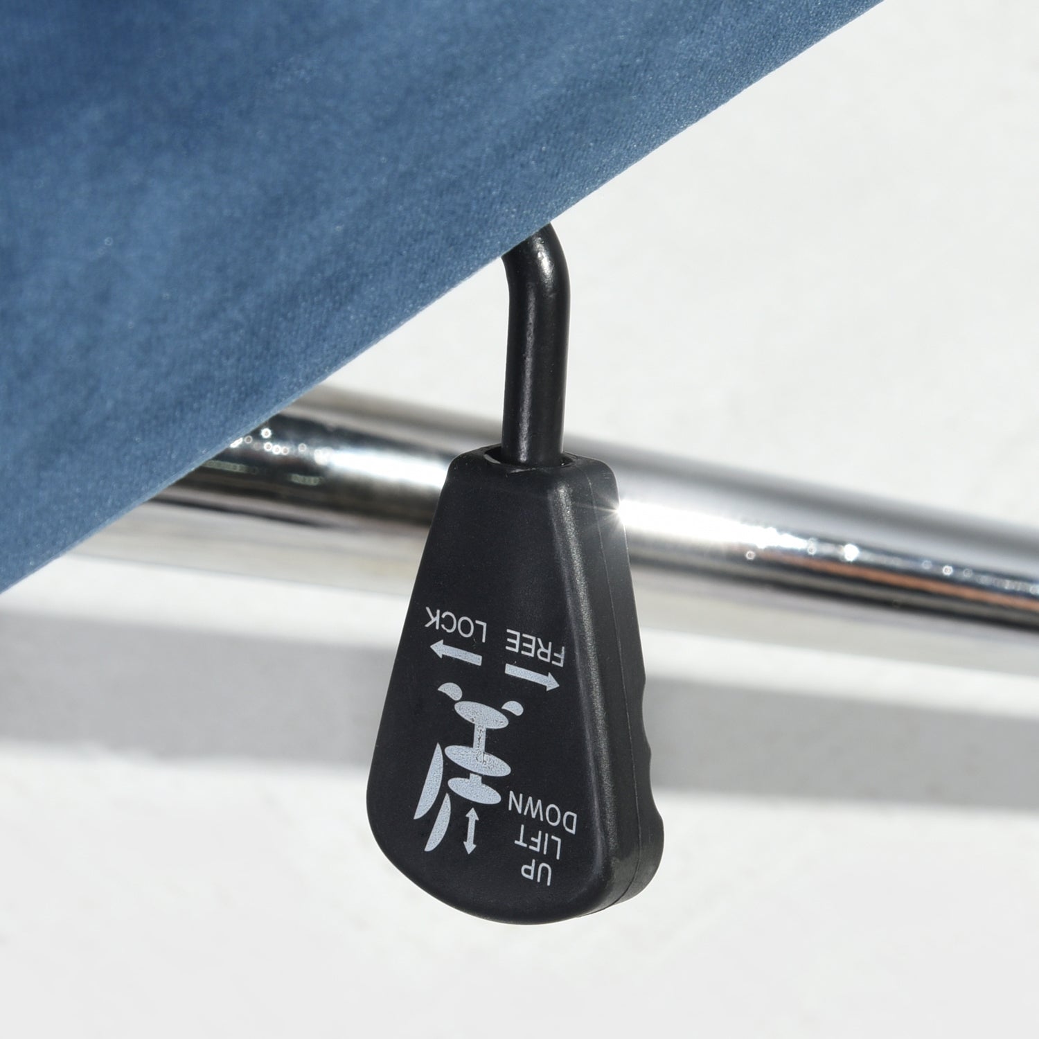 ROSS Velvet Swivel Desk Chair with Arms, Adjustable Height Task Chair on Wheels, Chrome Base, Blush Pink